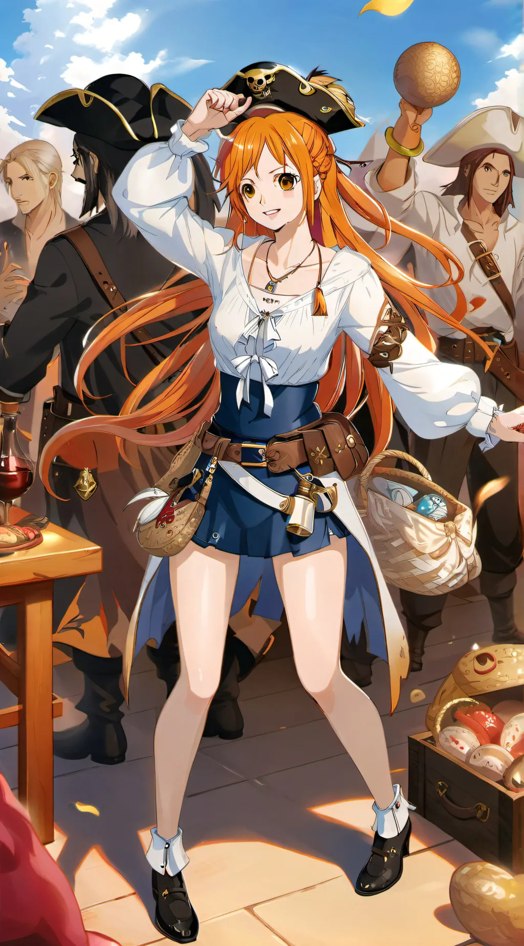 ai character: Nami background