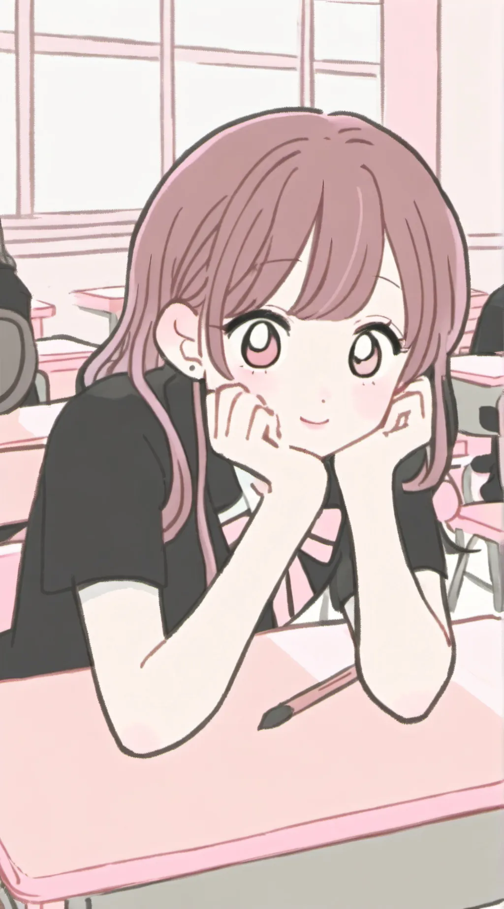 ai character: shool au maker background