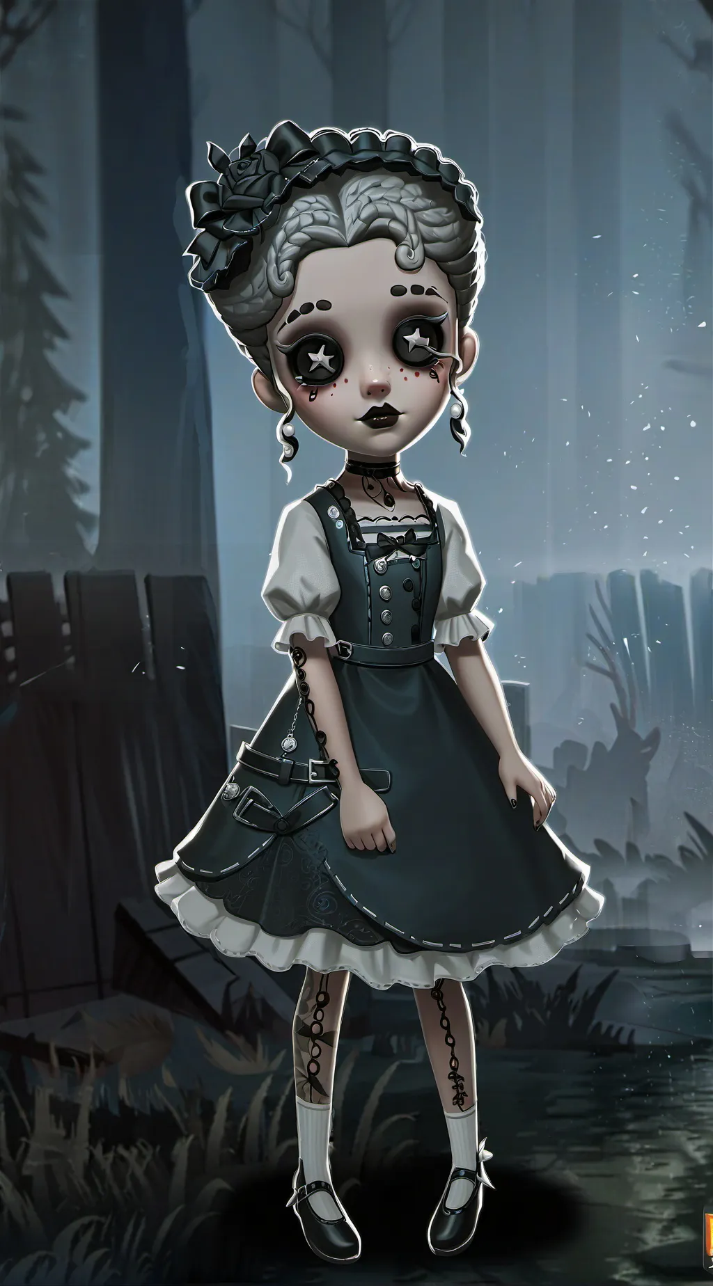 ai character: doll background