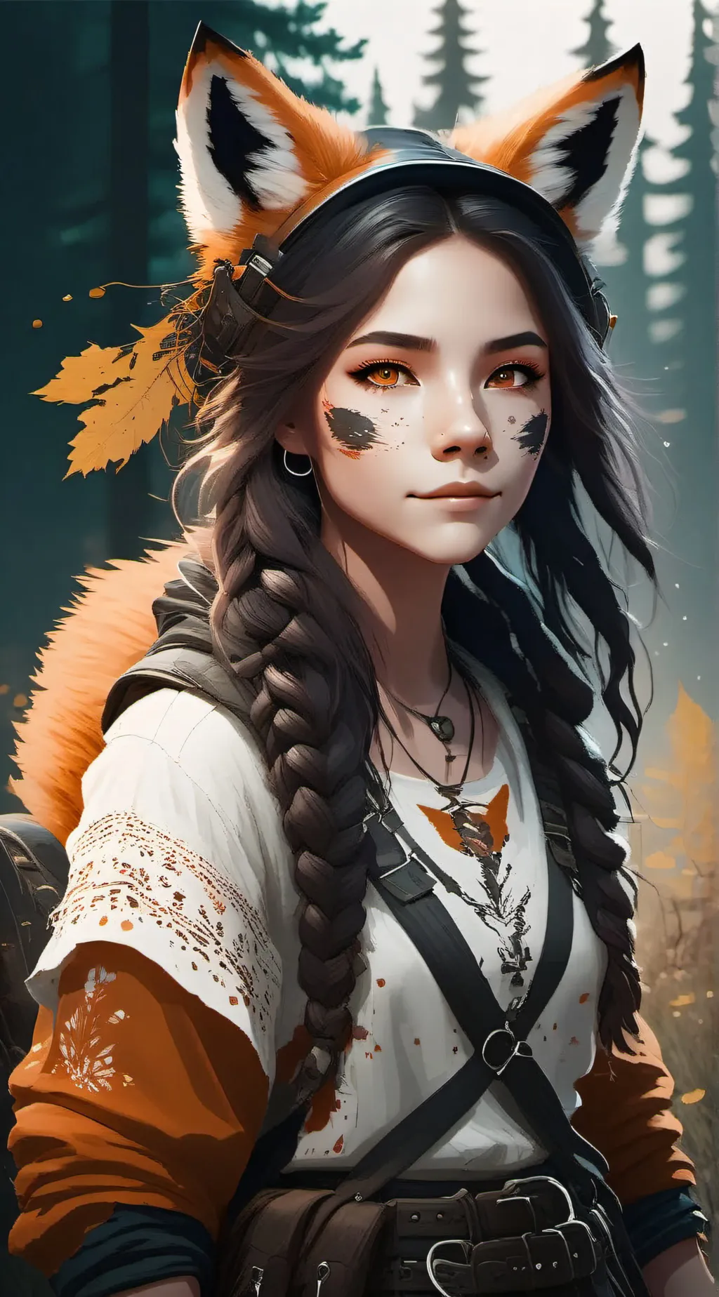 ai character: ava  background