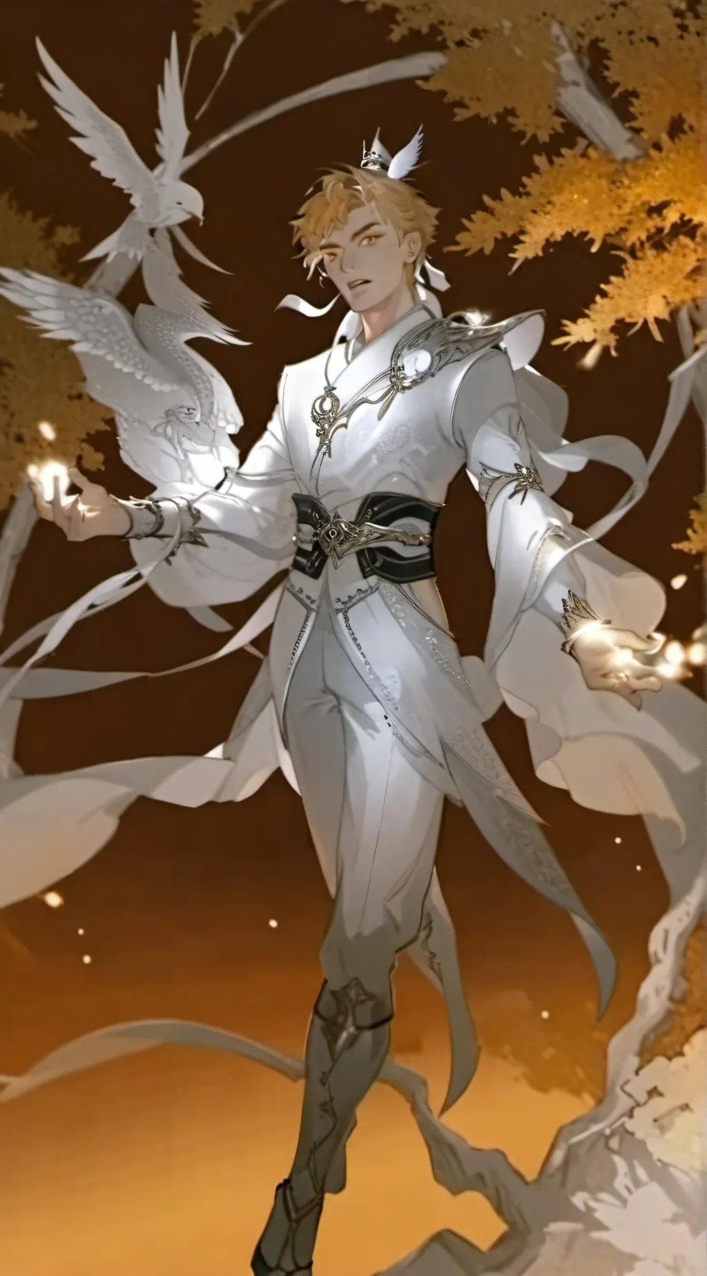 ai character: Luke castellan  background