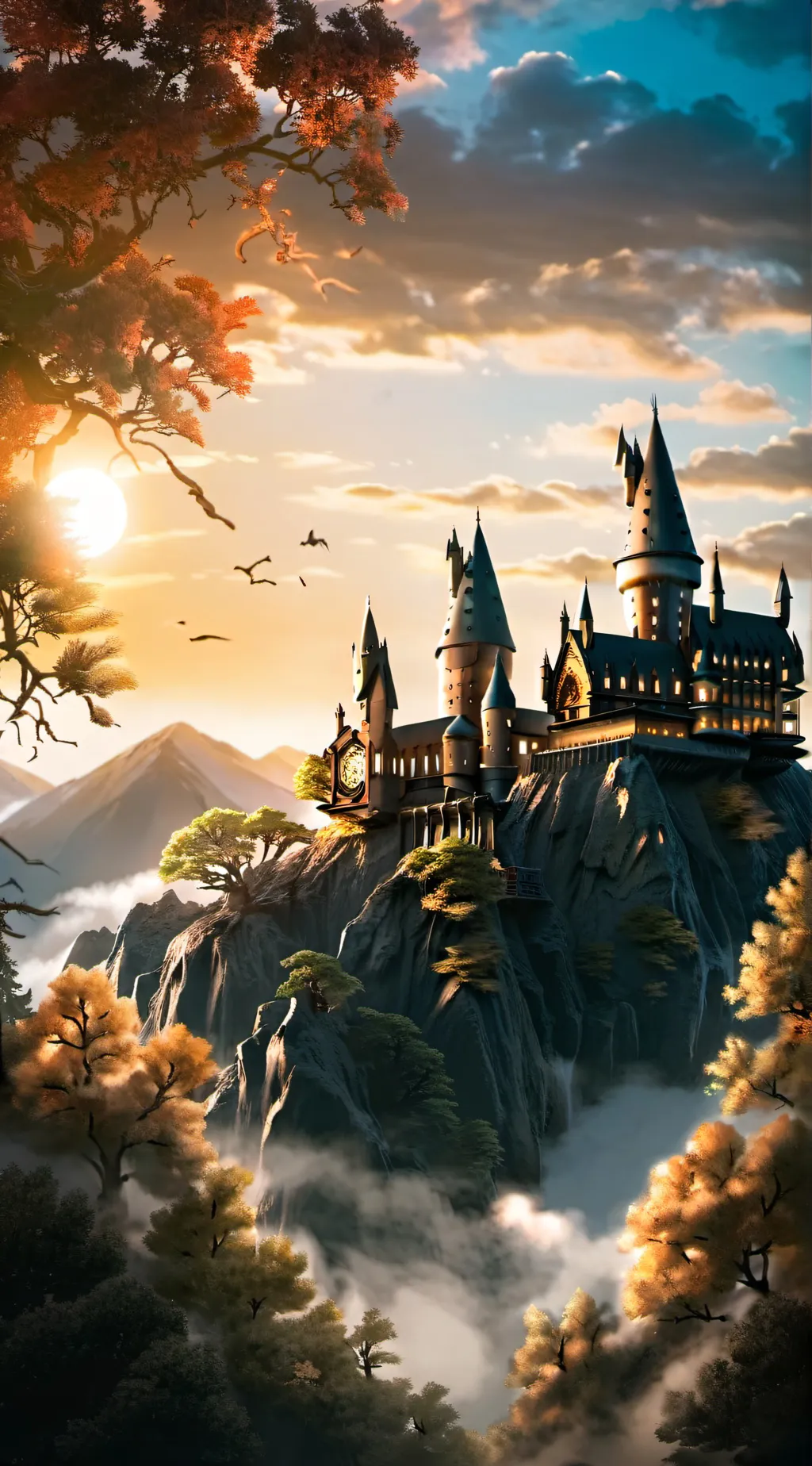 ai character: hogwarts  background