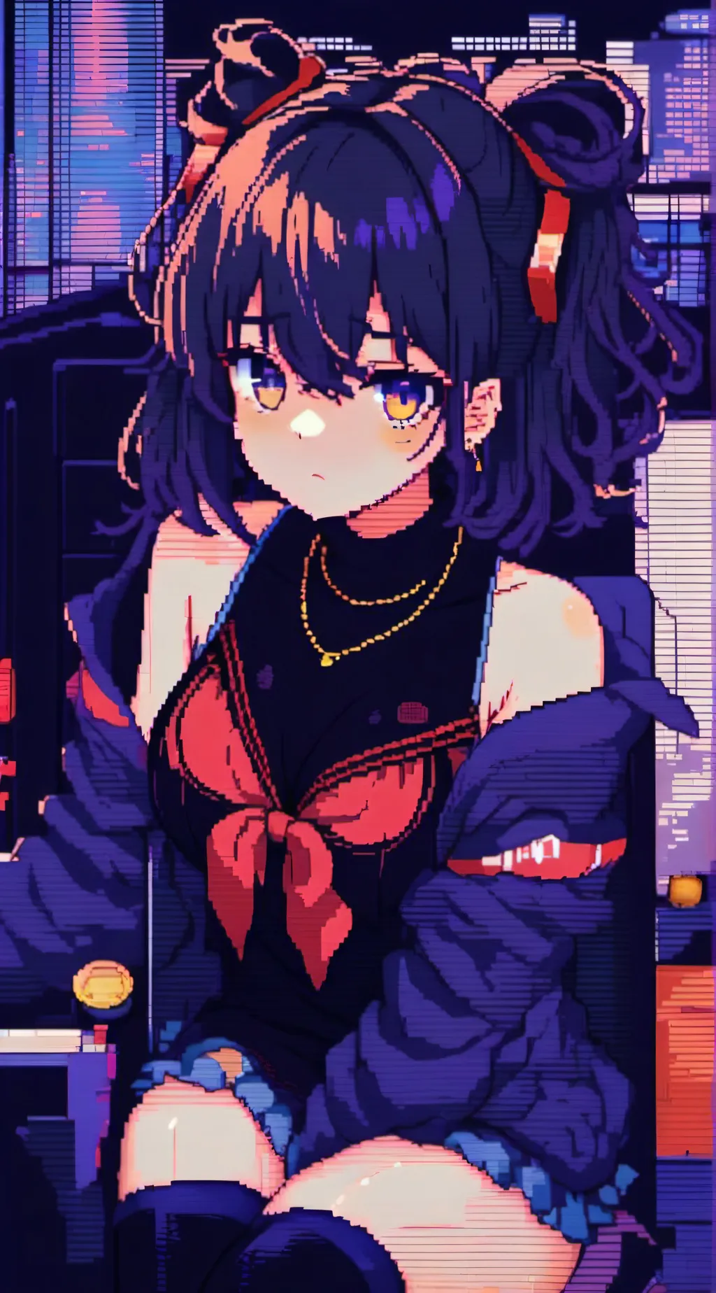 ai character: Mixie Kun~ background