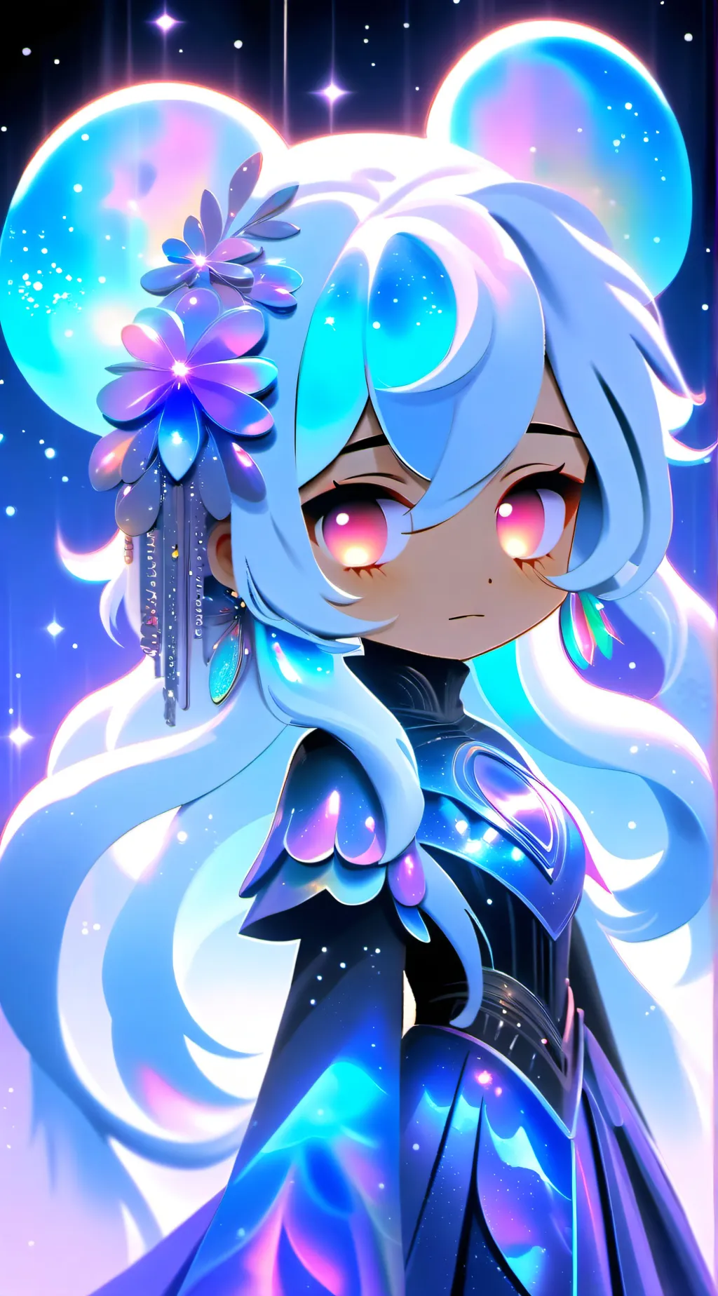 ai character: Luna background