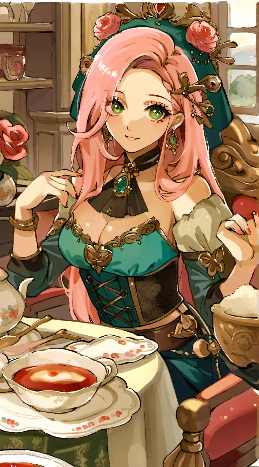 ai character: Tori background