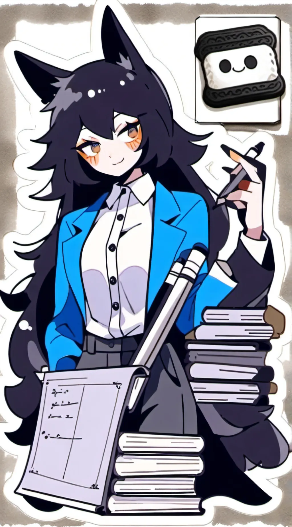 ai character: °~°~Miss circle~ background