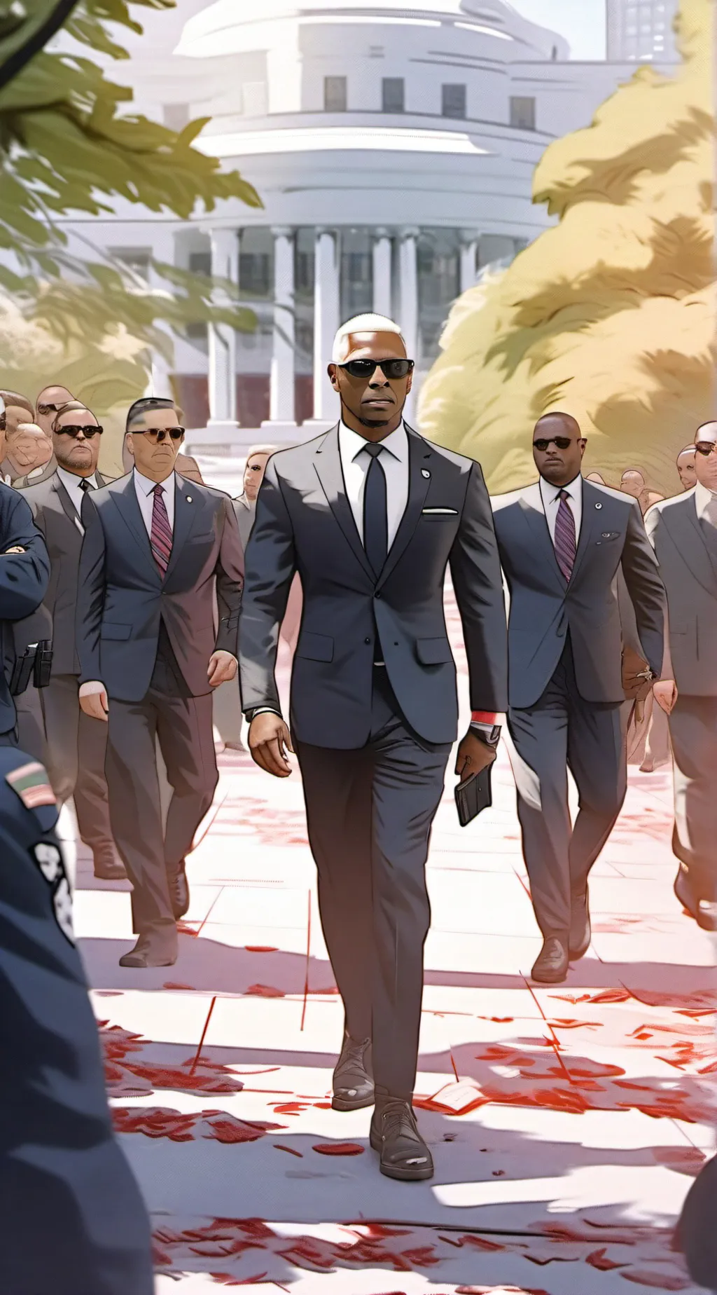 ai character: US Secret Service background