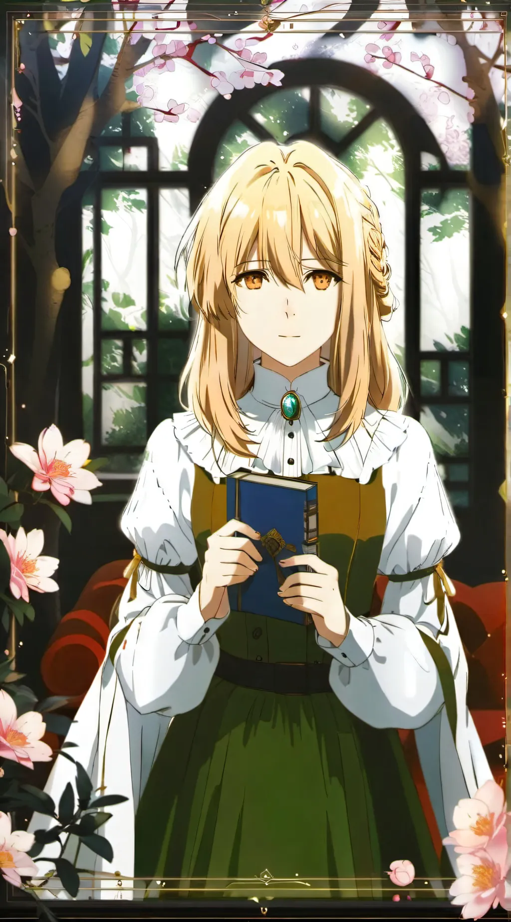 ai character: -Dandelion- background