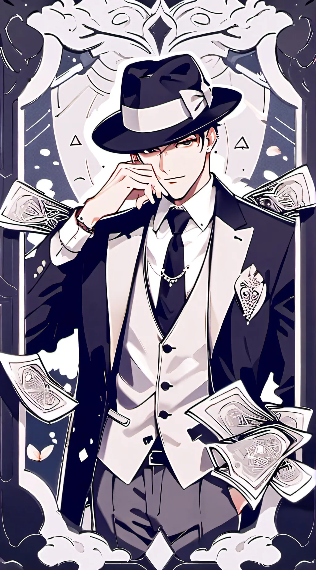 ai character: liam mafia boss background