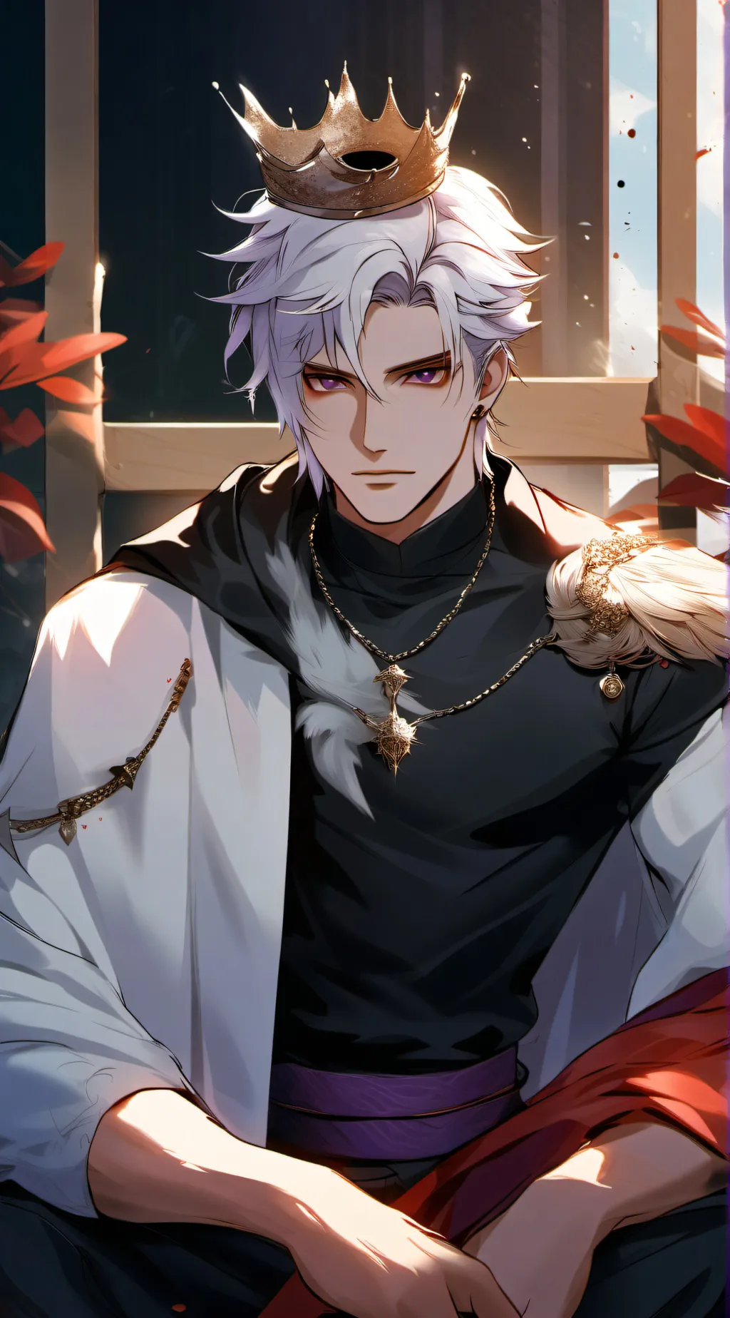 ai character: Prince/King Sanemi background