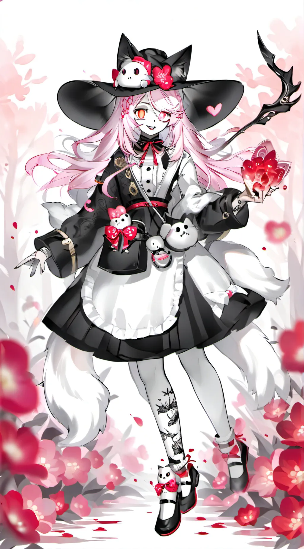 ai character: UwU cats background