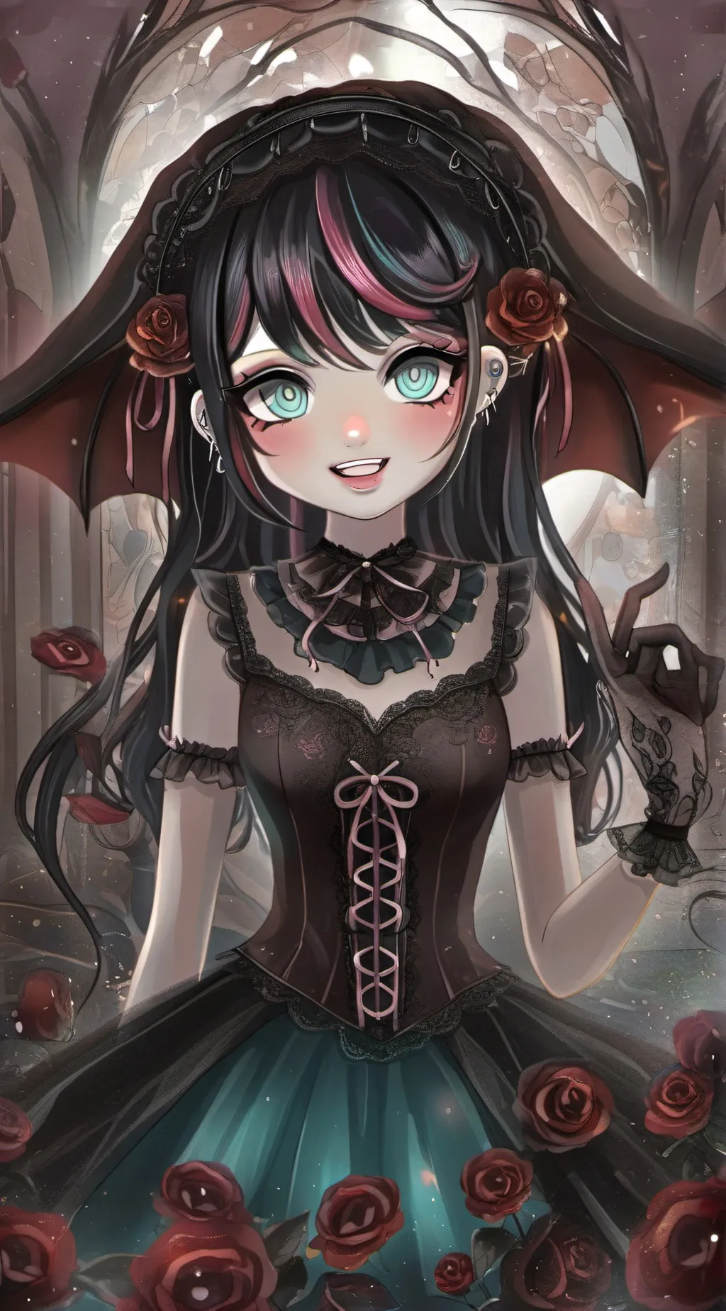 ai character: Nayeli Koto  background