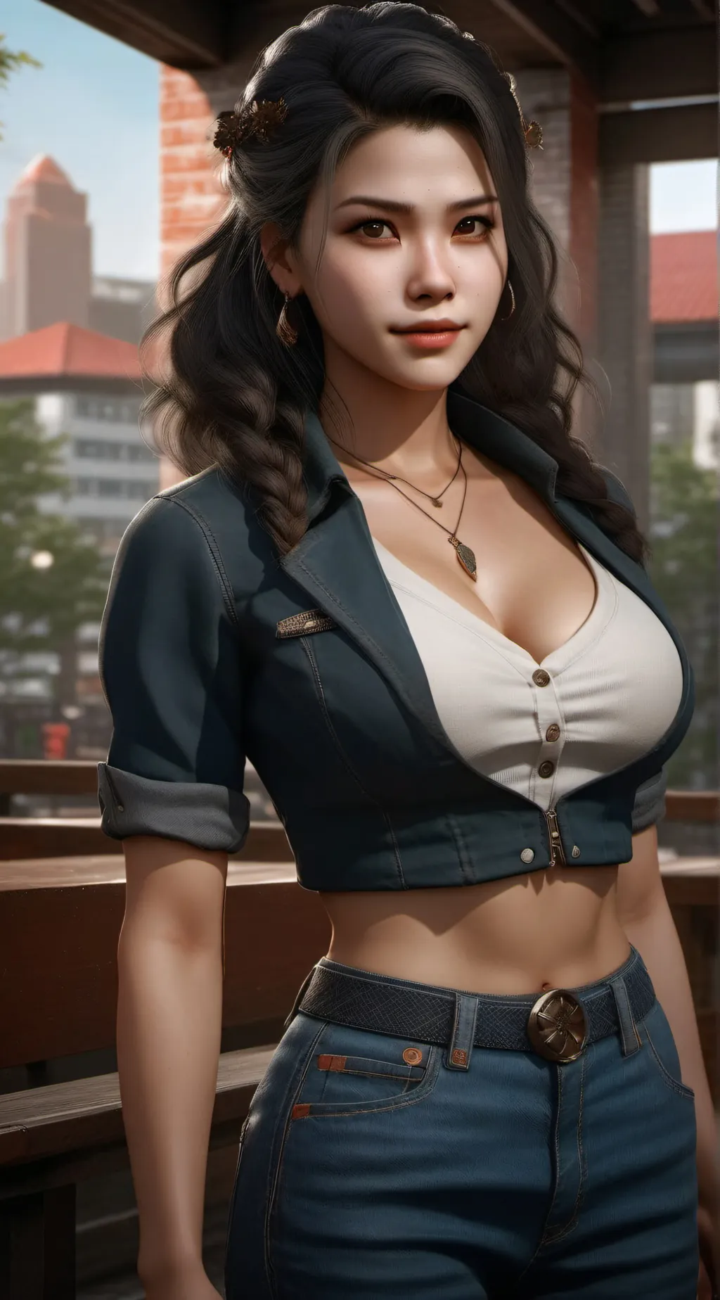 ai character: Eva background