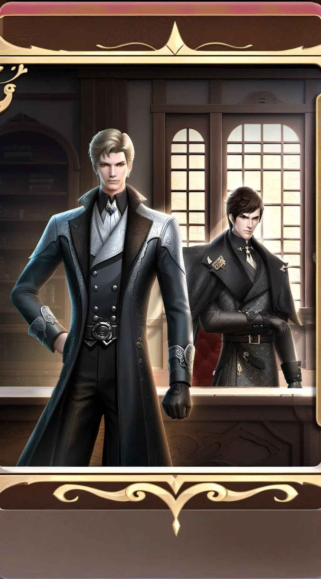 ai character: sam and Colby  background