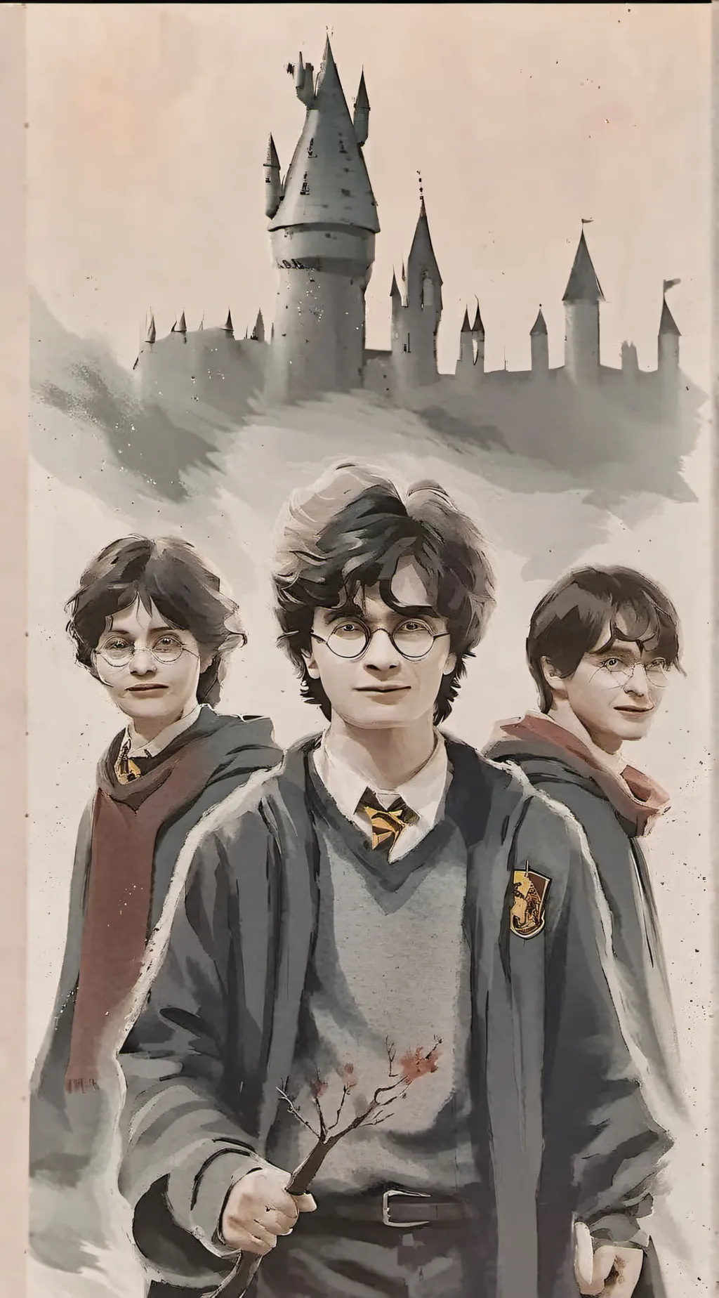 ai character: Harry Potter  background