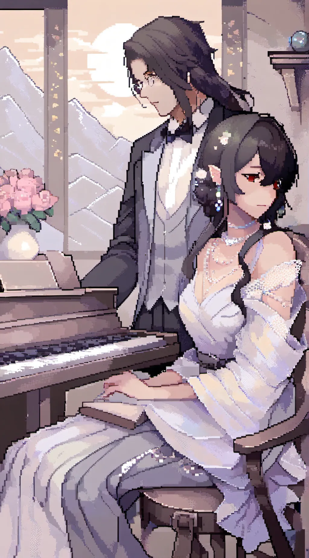 ai character: kio and amelia background