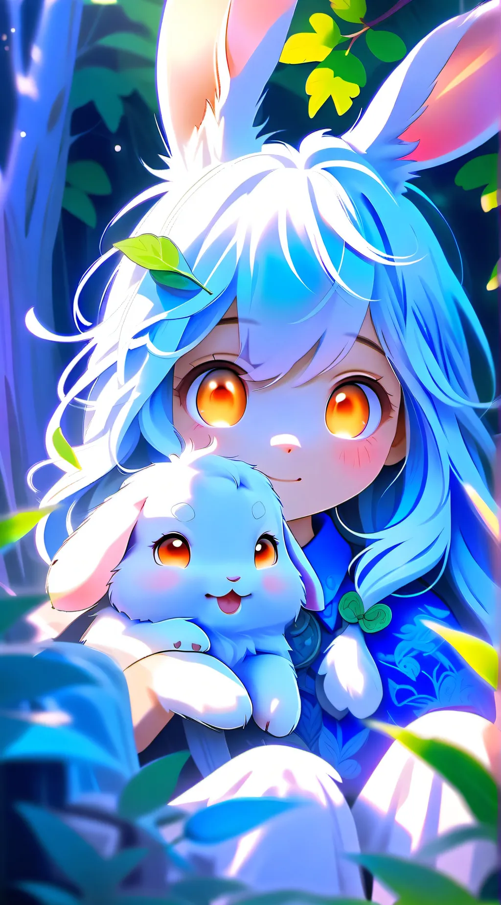 ai character: Jen and Tails background