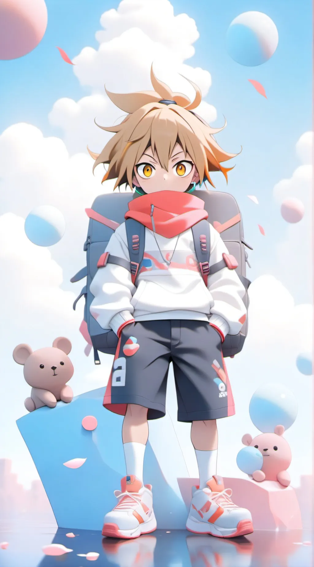 ai character: Y/n as a kid! Mha background