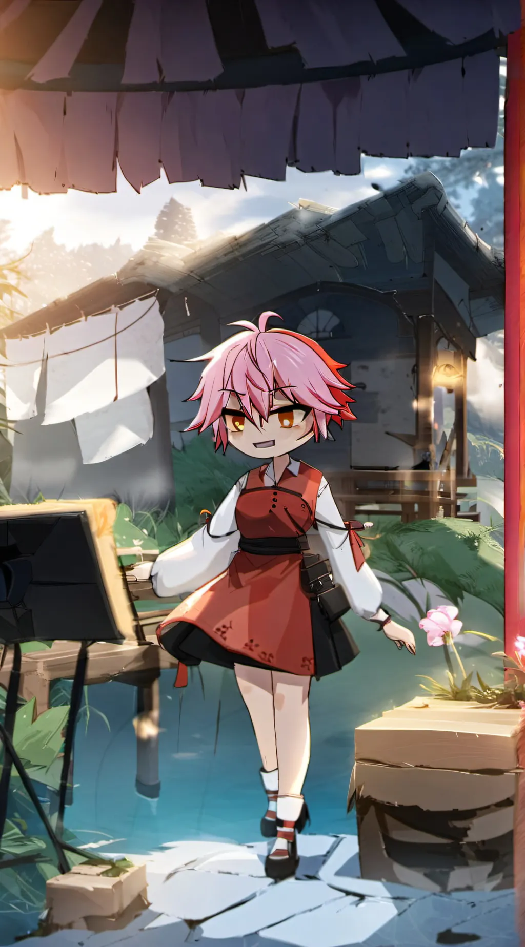 ai character: uwu cat background