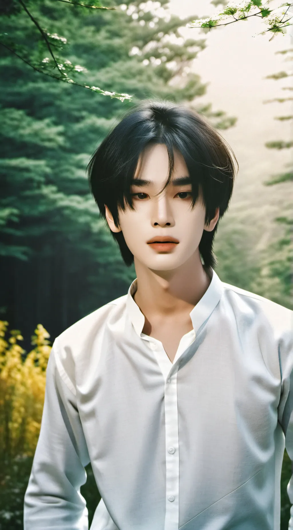 ai character: Hyunjin  background