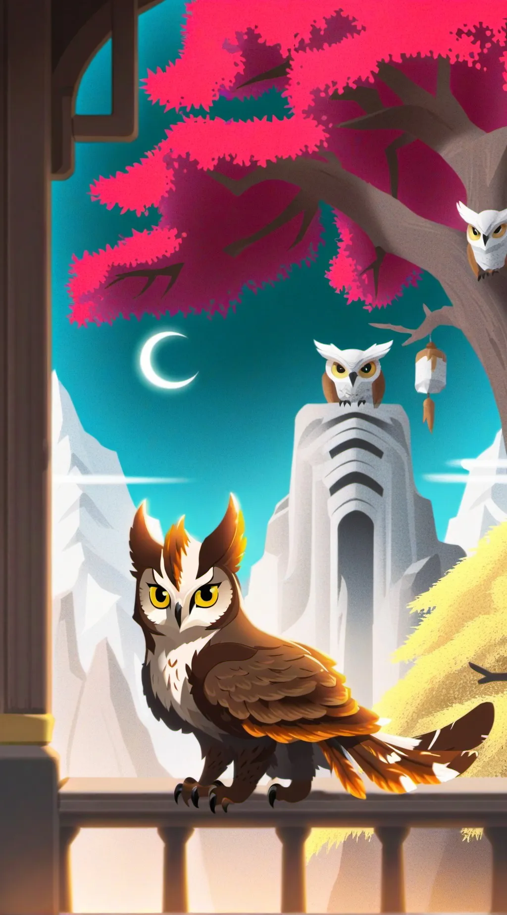 ai character: OwlCat background
