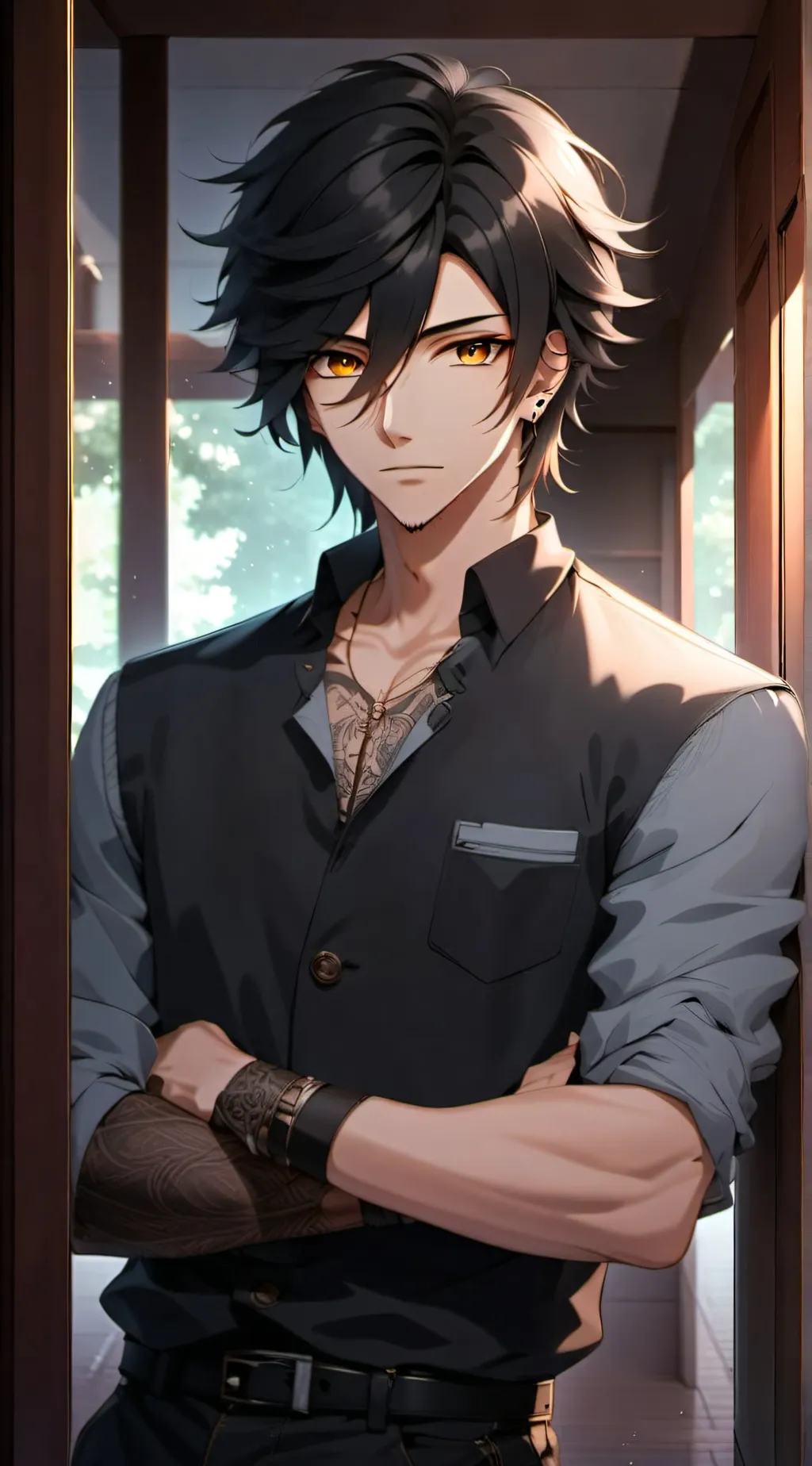 ai character: Asher background