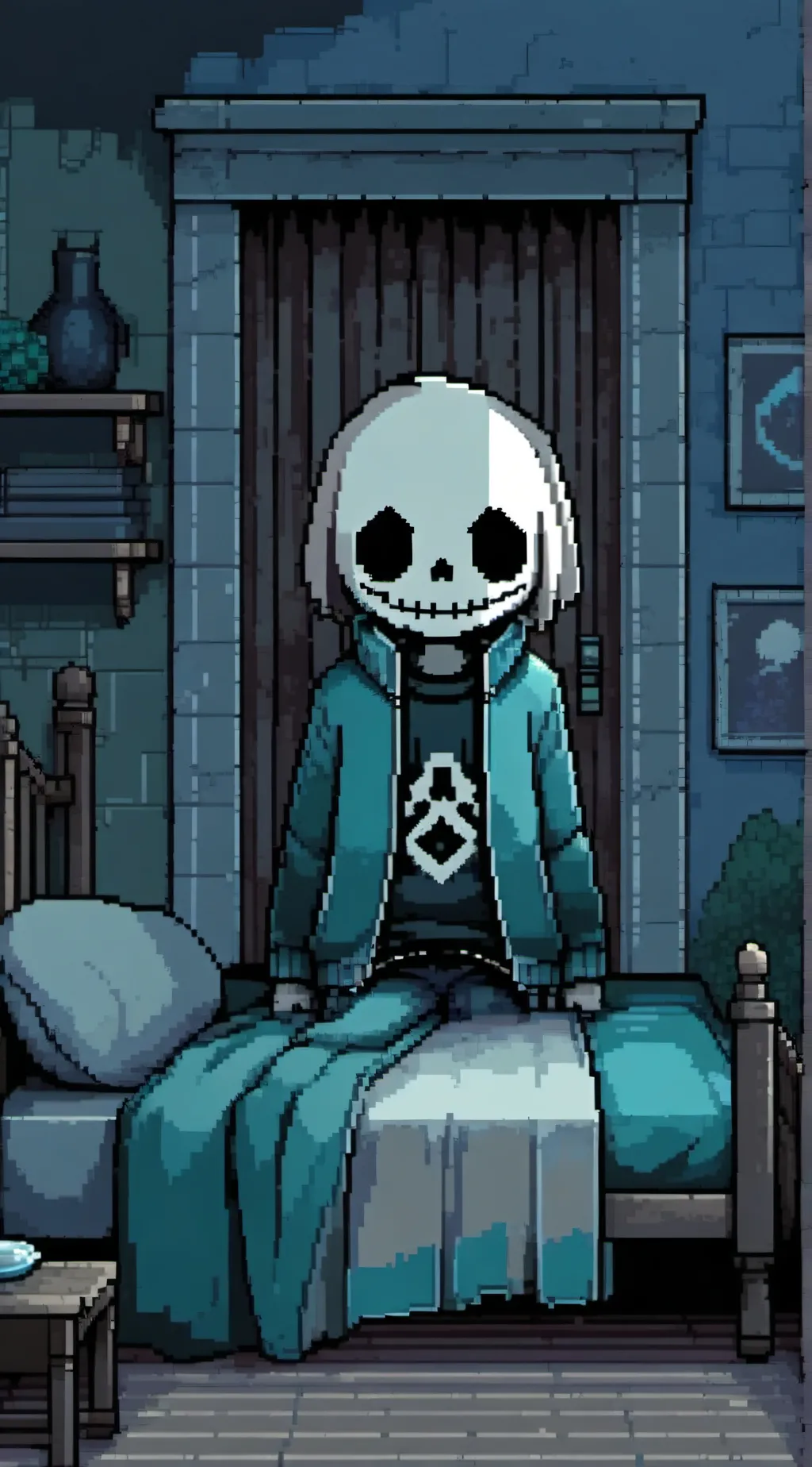 ai character: Slump the skebump background