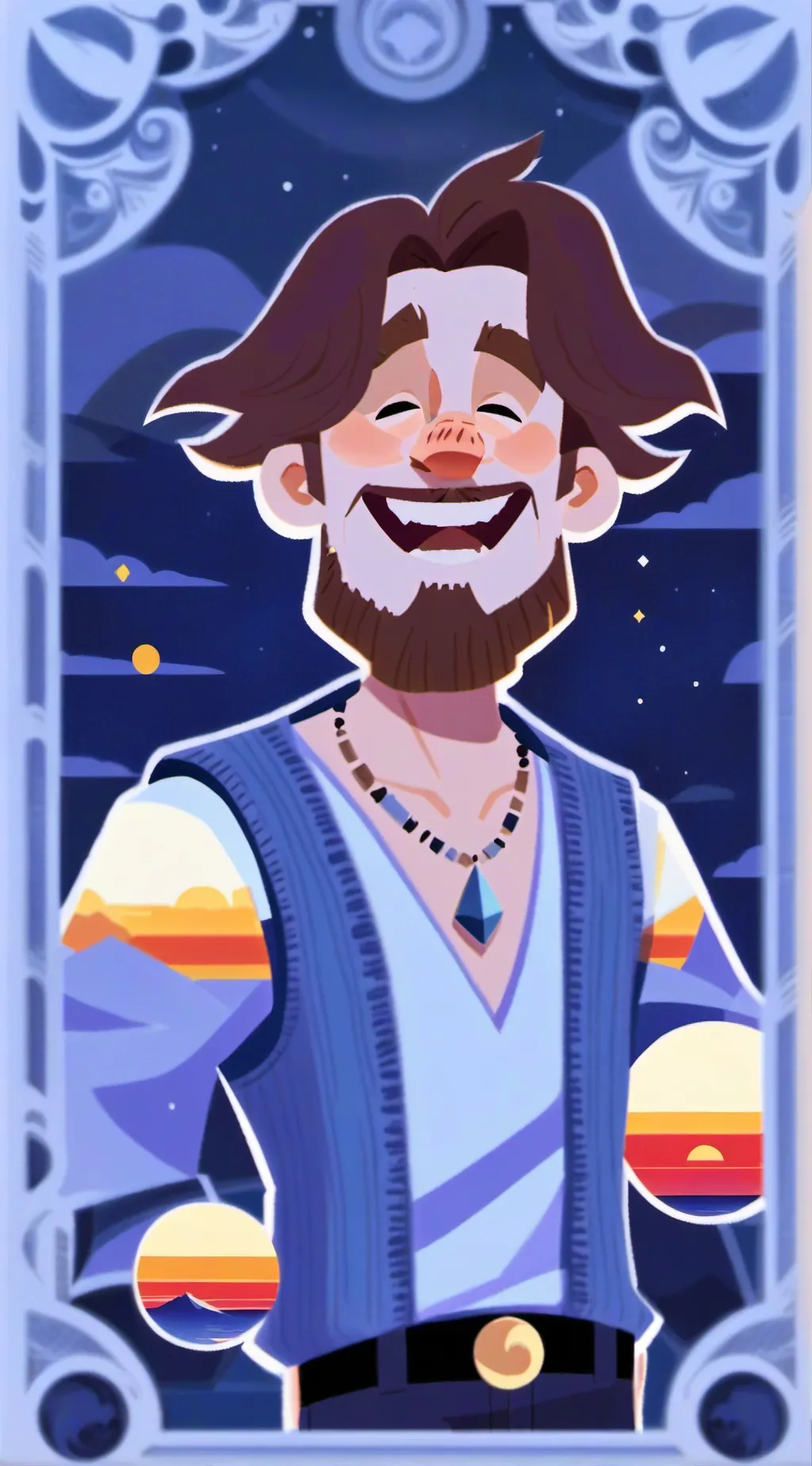 ai character: Frankie background