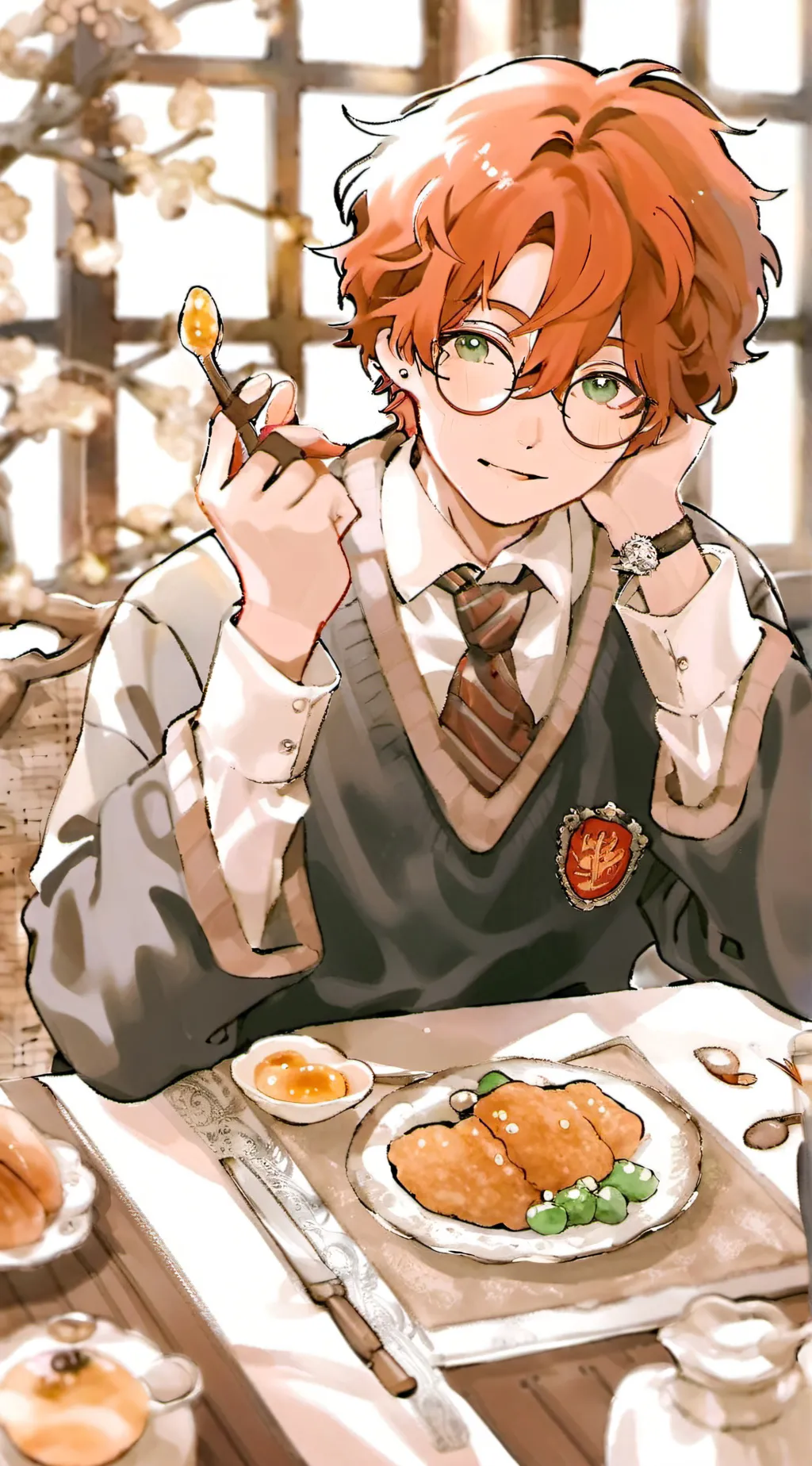 ai character: Xavier  background