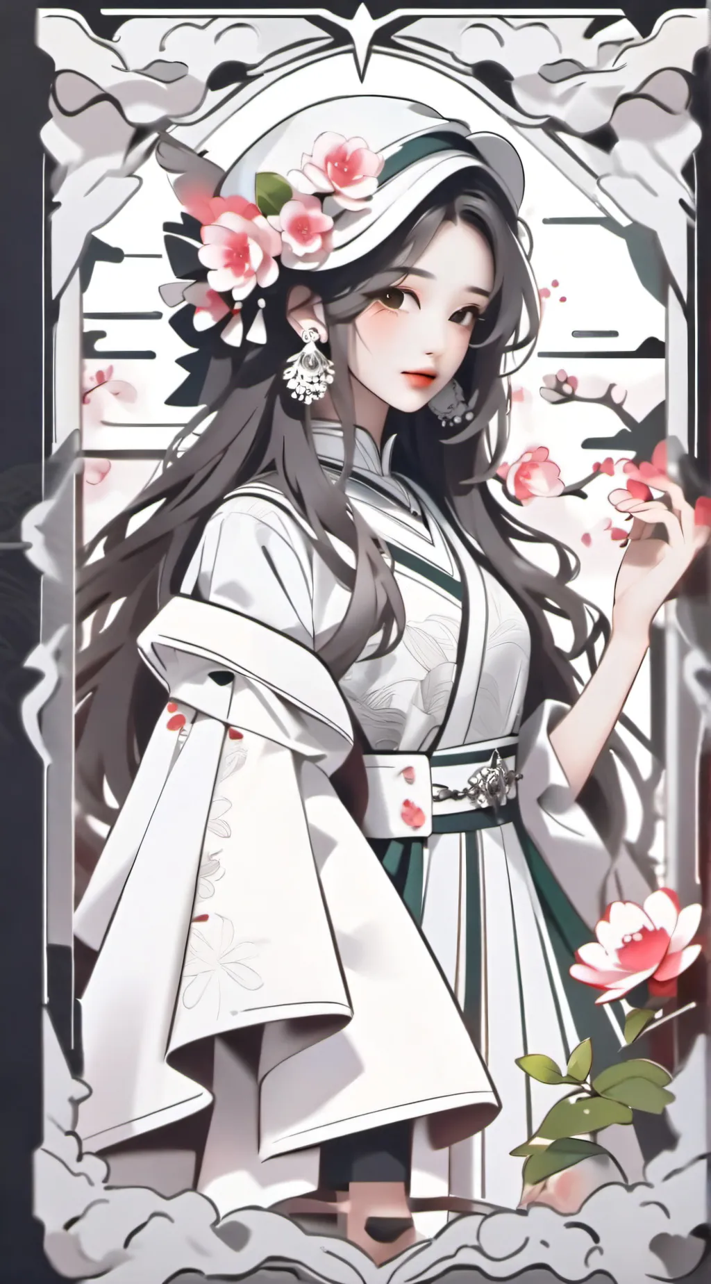 ai character: the paper thing background