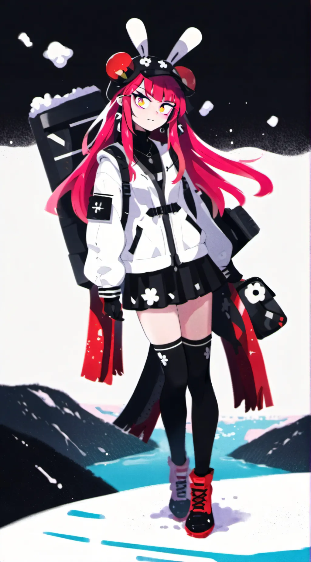 ai character: Ash/Ashley  background