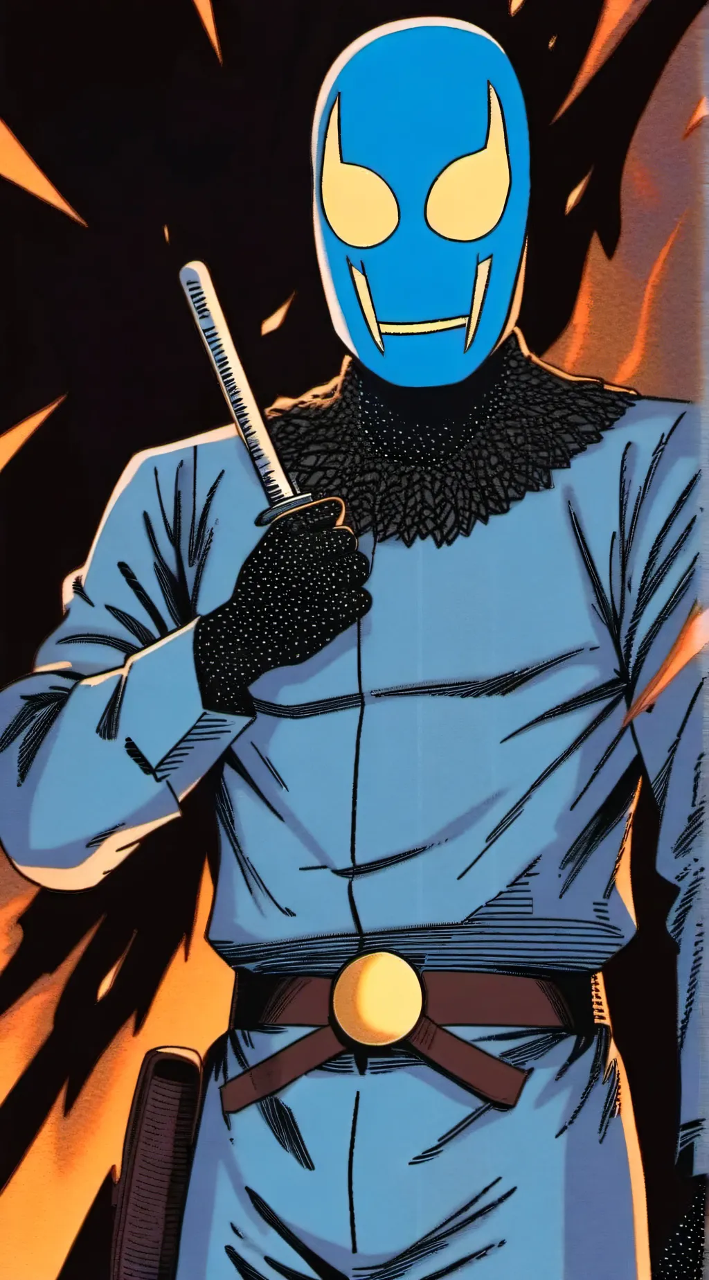 ai character: Sandy background