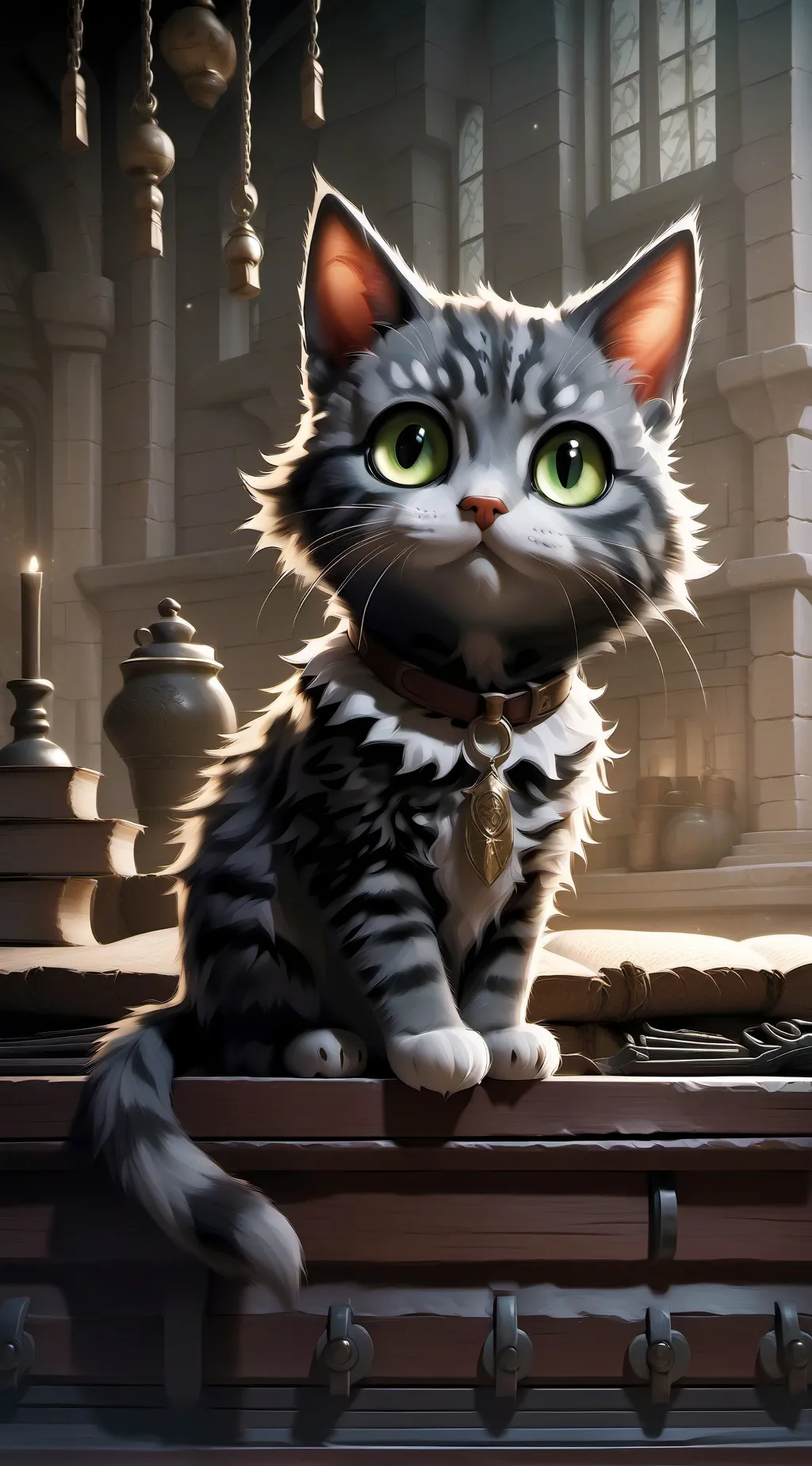 ai character: cat background