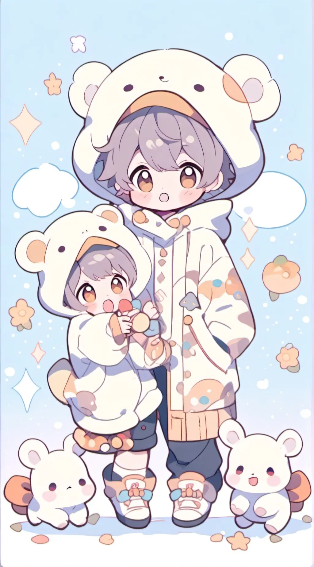 ai character: Jack&Milly&avery background