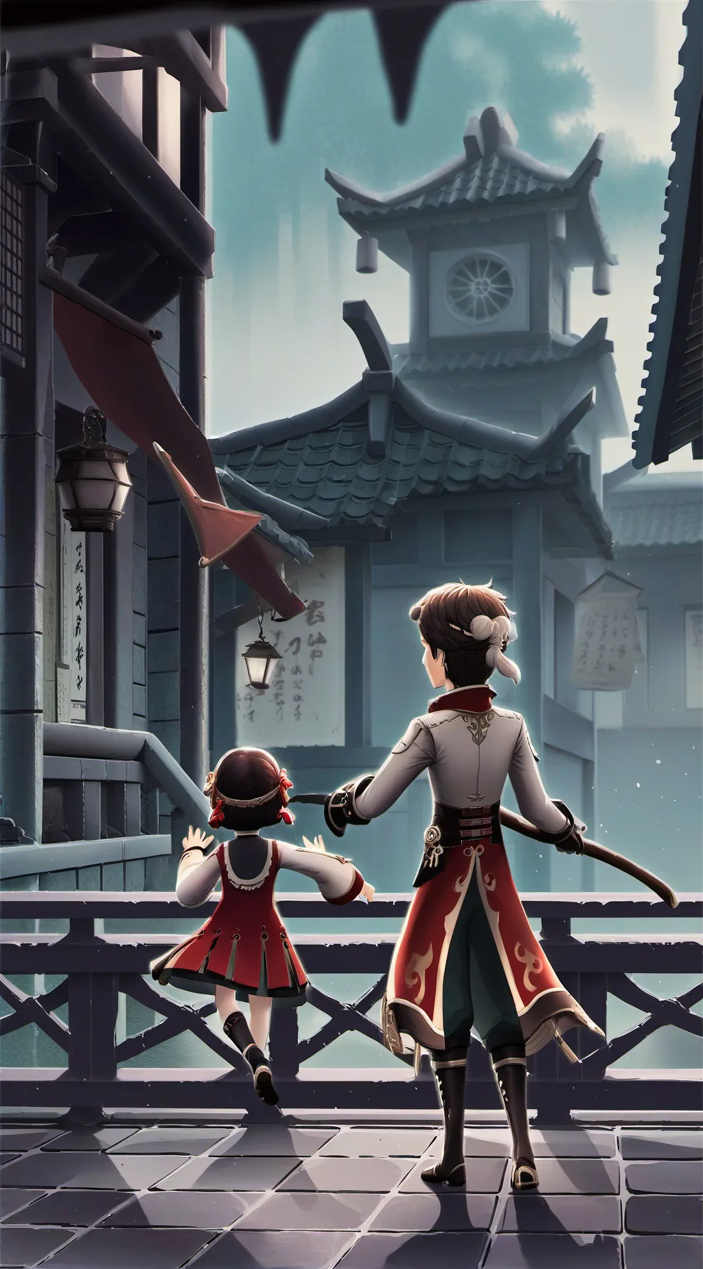 ai character: The Missing kid background