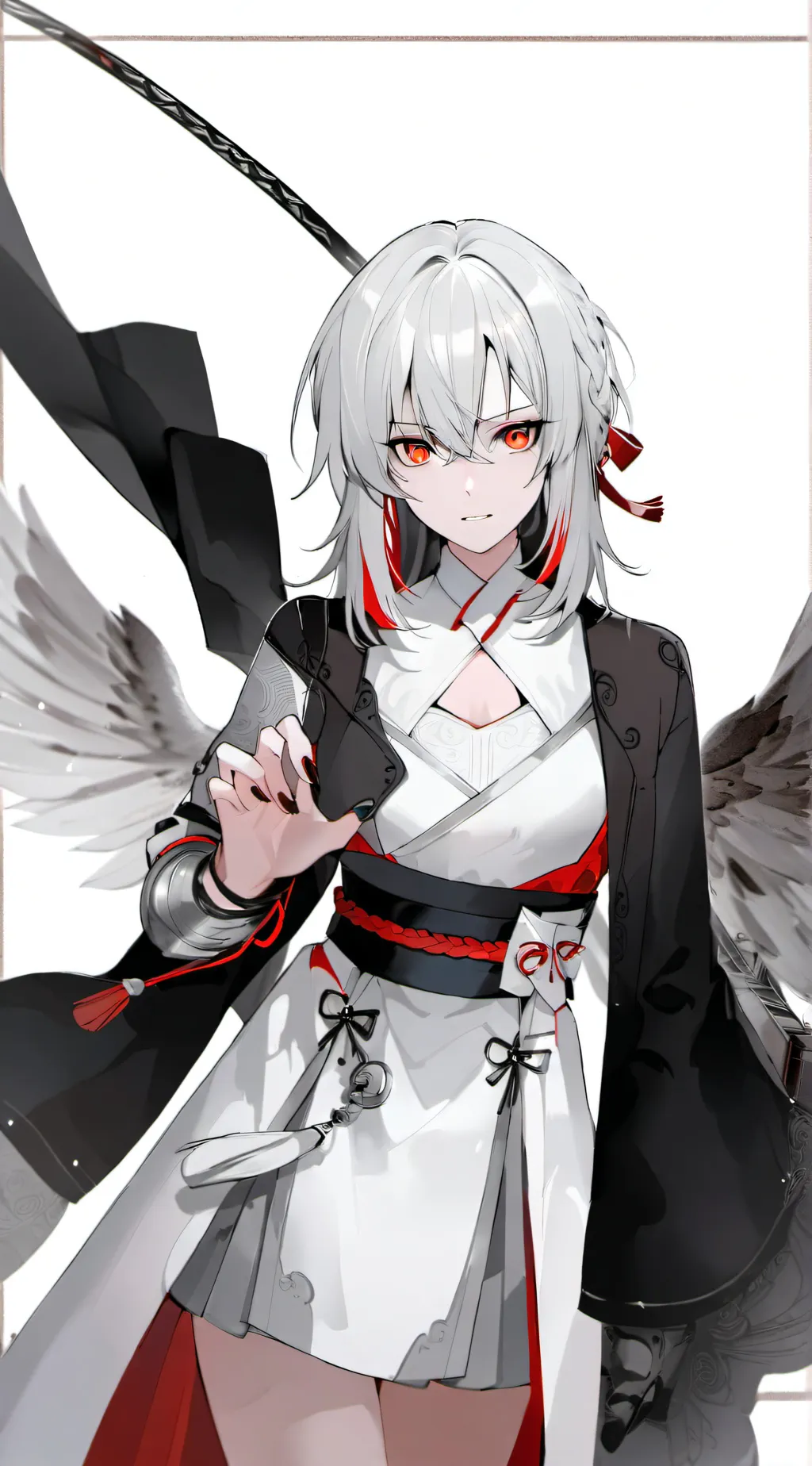 ai character: alpha background