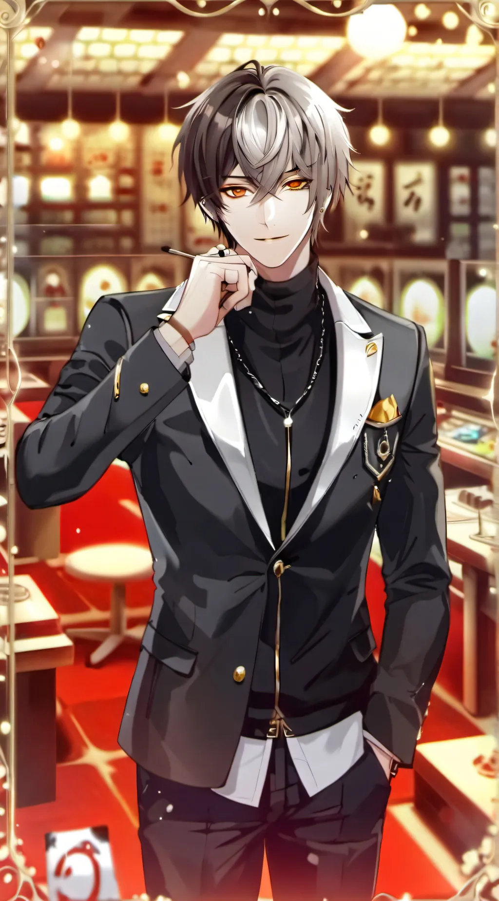 ai character: tabaco background