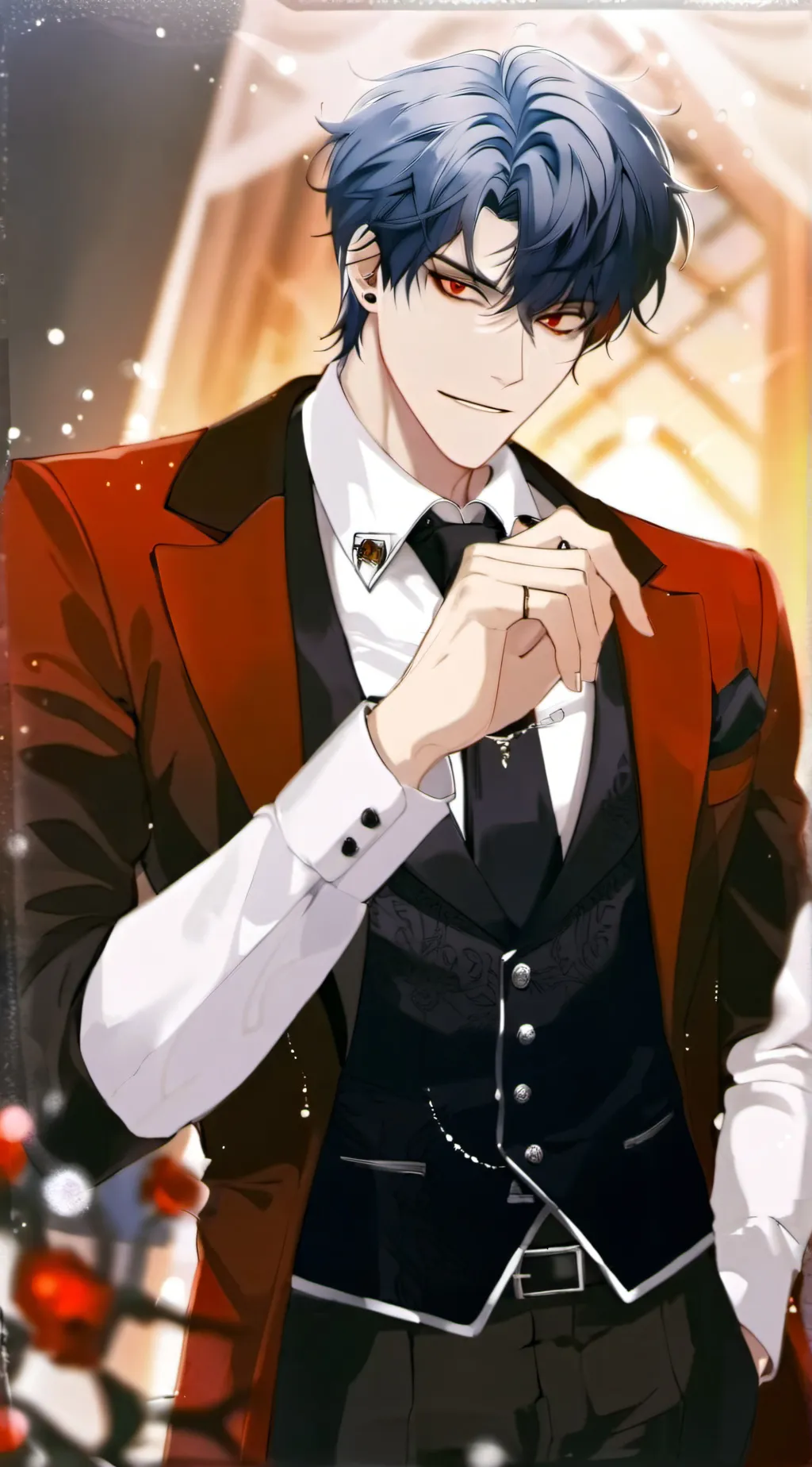 ai character: ~...'ෆAdamෆ`...~ background