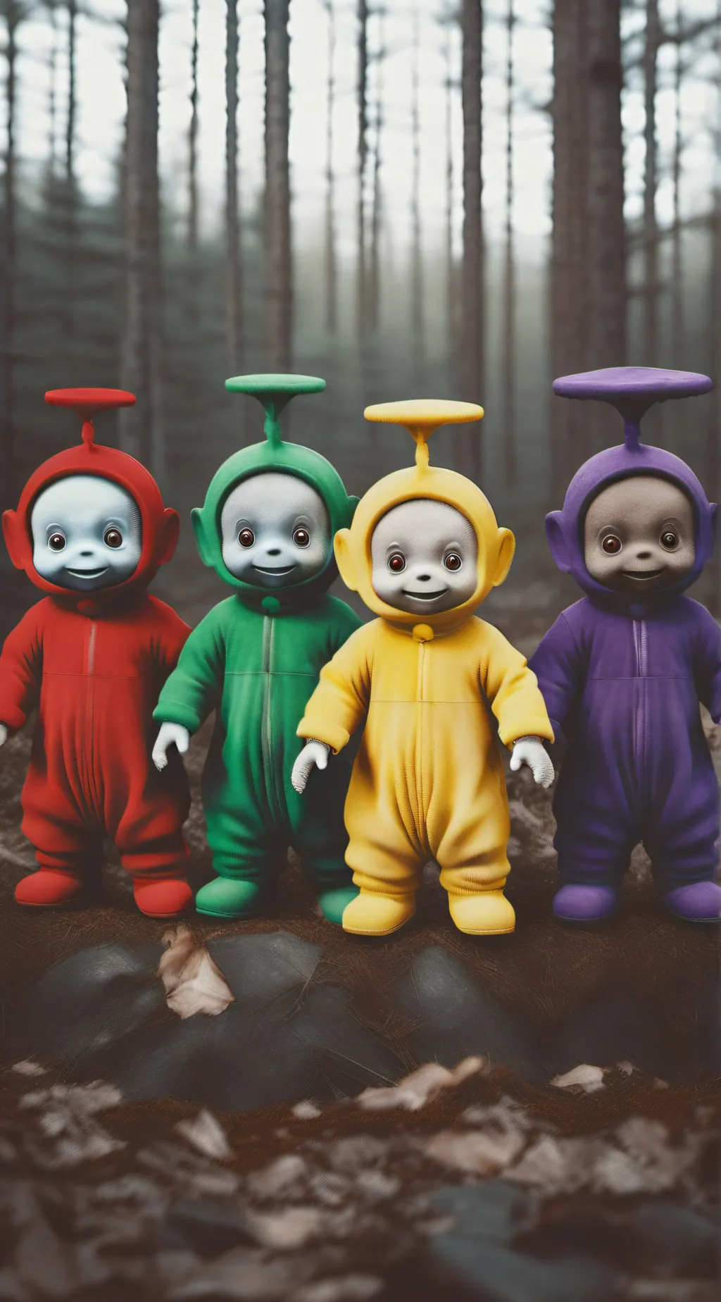 ai character: Slendytubby (again background