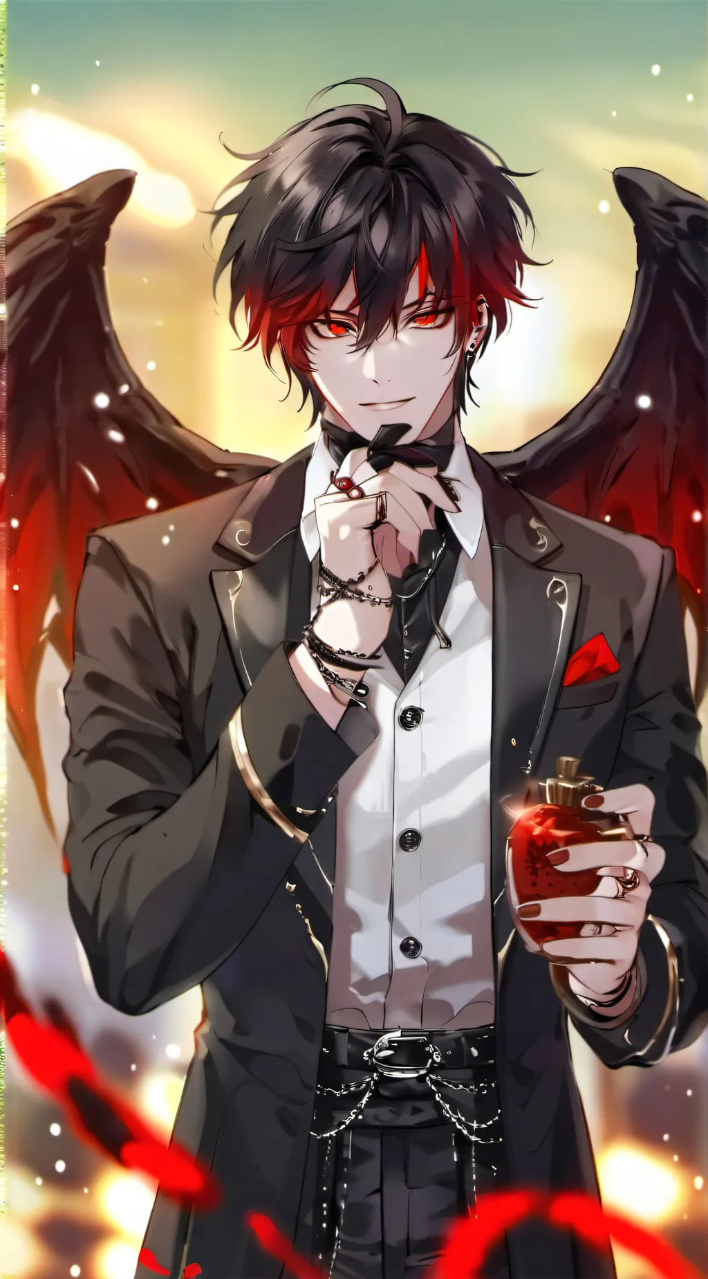 ai character: 🖤Trevor 🖤 background