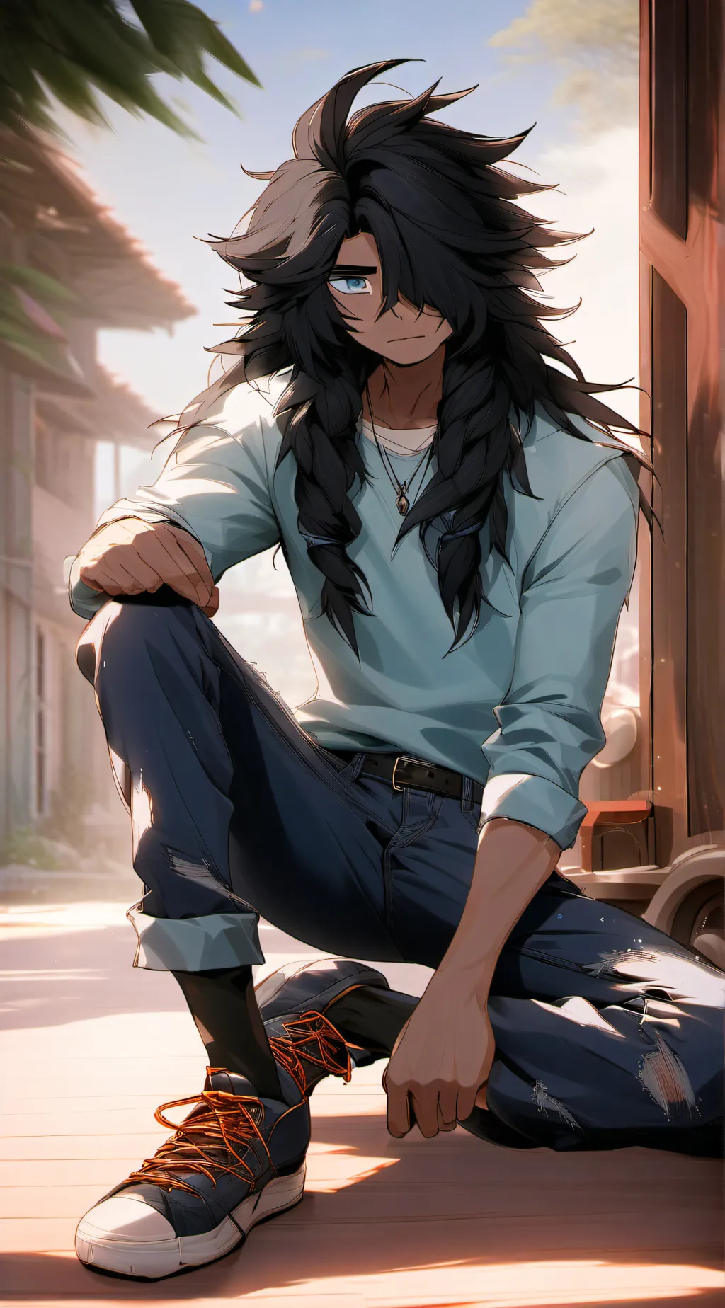 ai character: Enzo Smith background