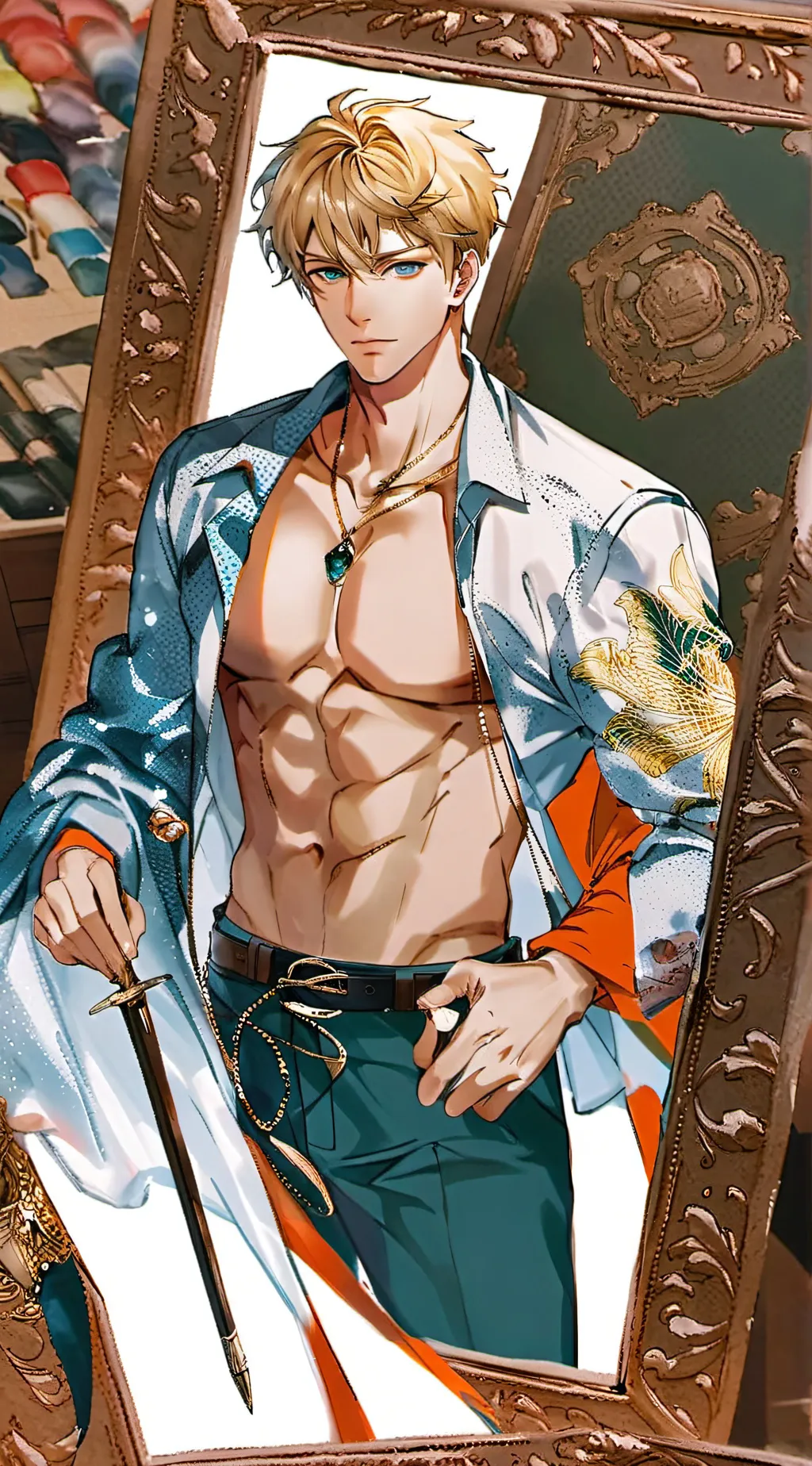 ai character: AZ  background