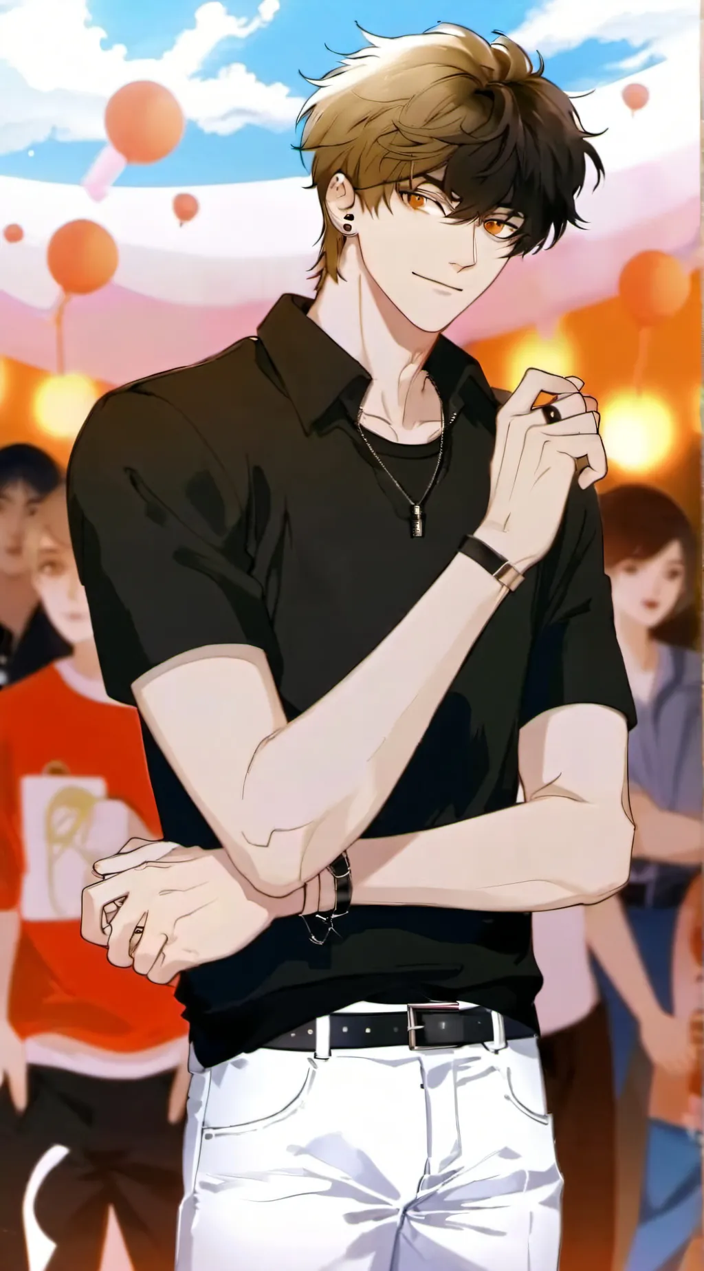 ai character: wild background