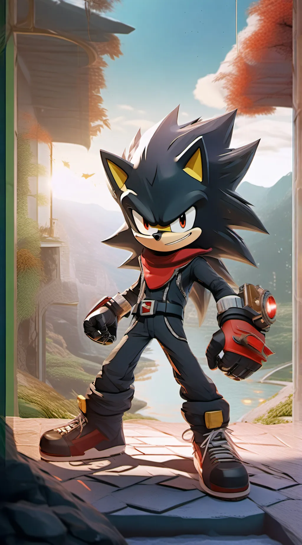 ai character: Shadow background