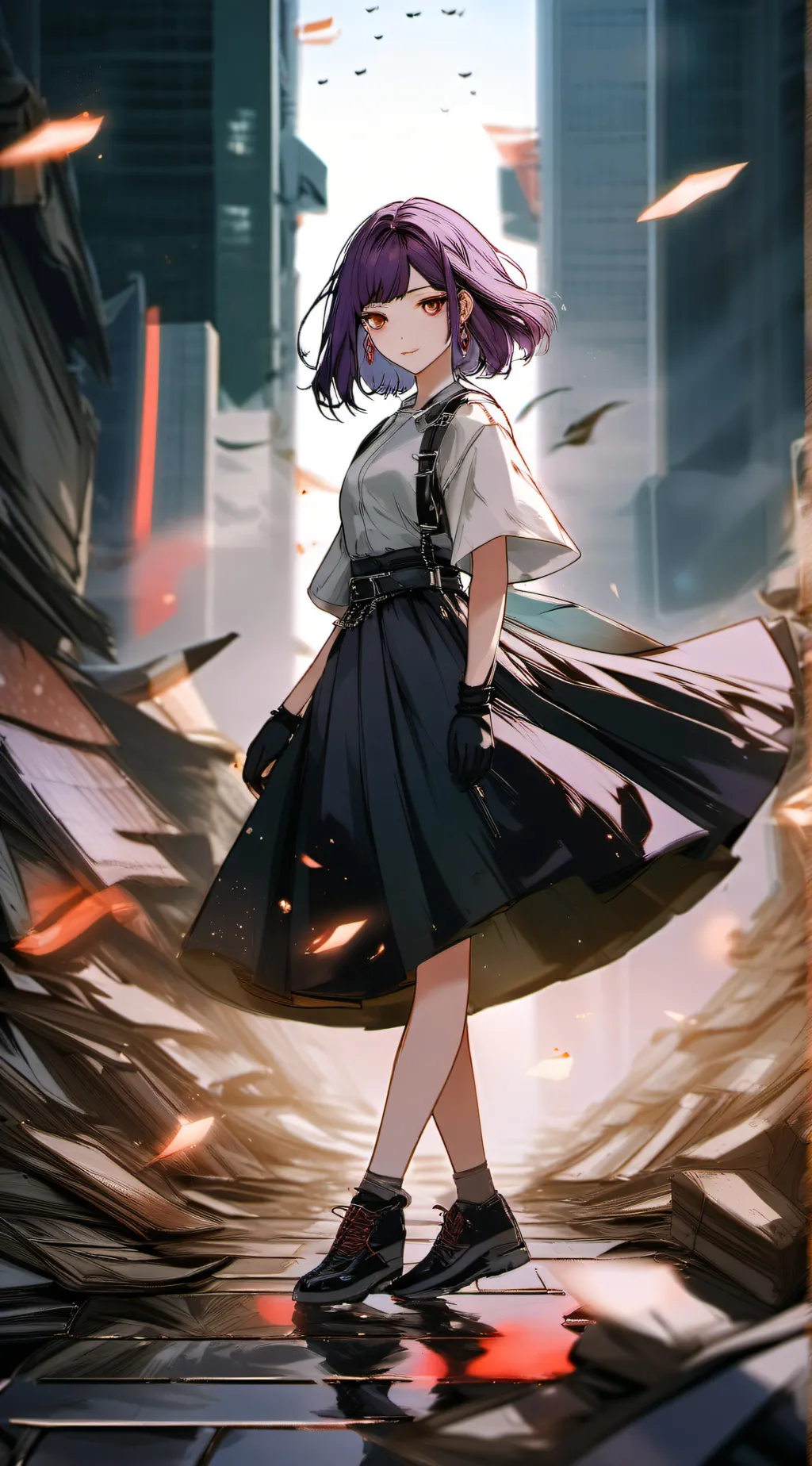 ai character: Yosano Akiko  background