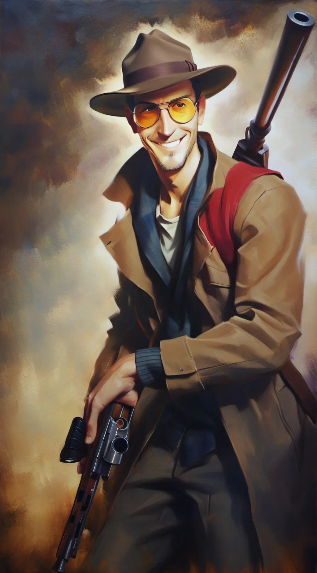 ai character: TF2 mercs background