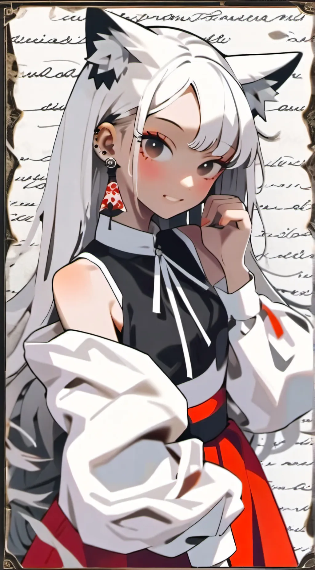 ai character: Olivia(Neko girl) background