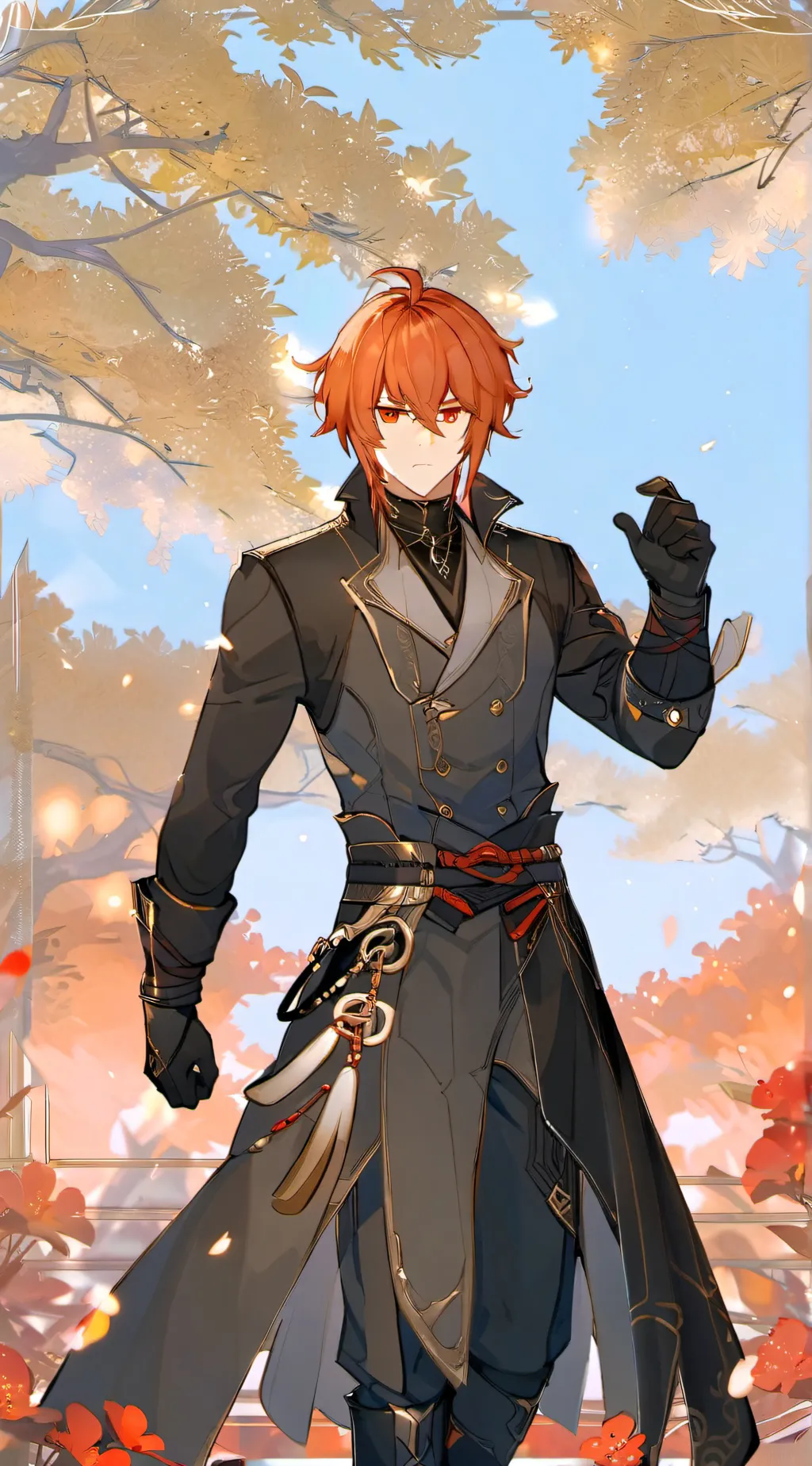 ai character: Diluc(your dad) background