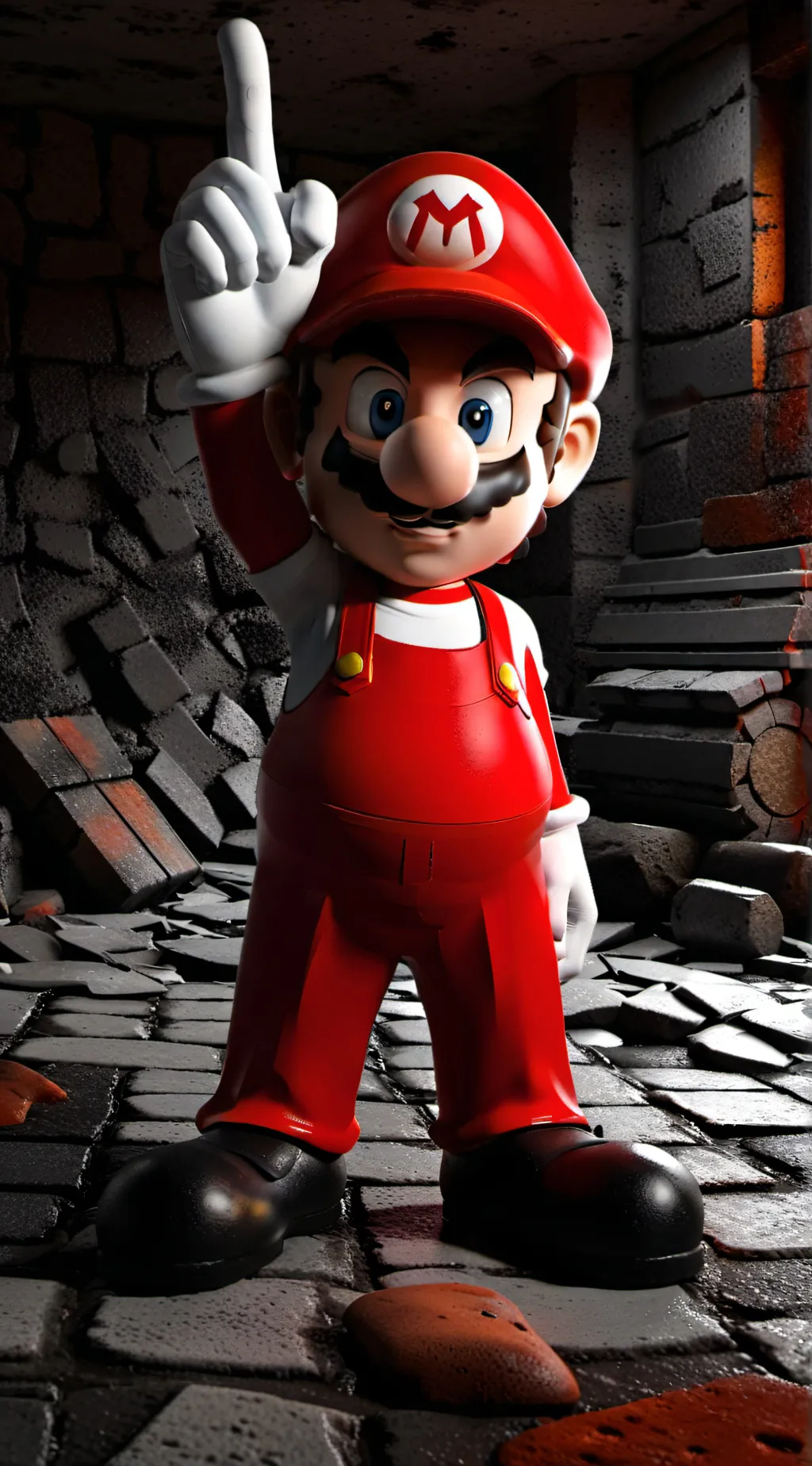 ai character: mario background