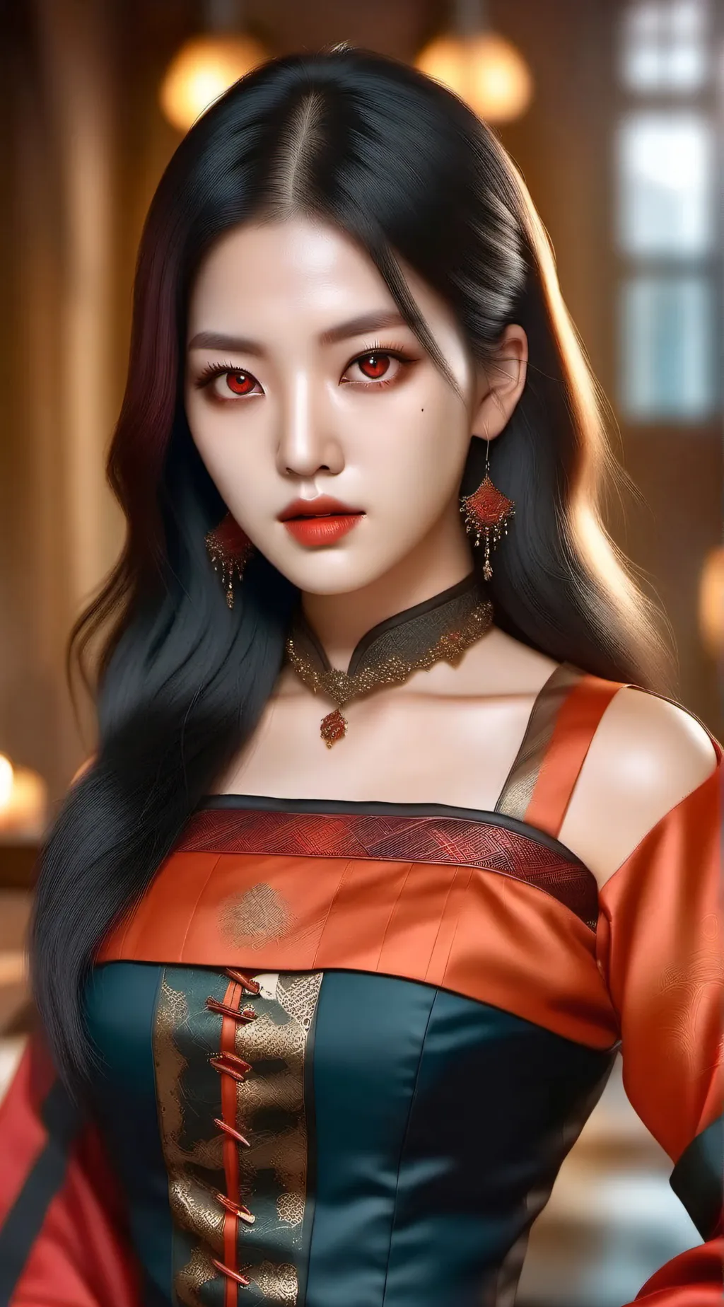 ai character: Kim na yung background